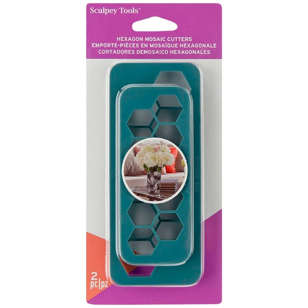 1 Sculpey Tools Mosaic Hexagon Cutter 2 Pack, 1 of 1