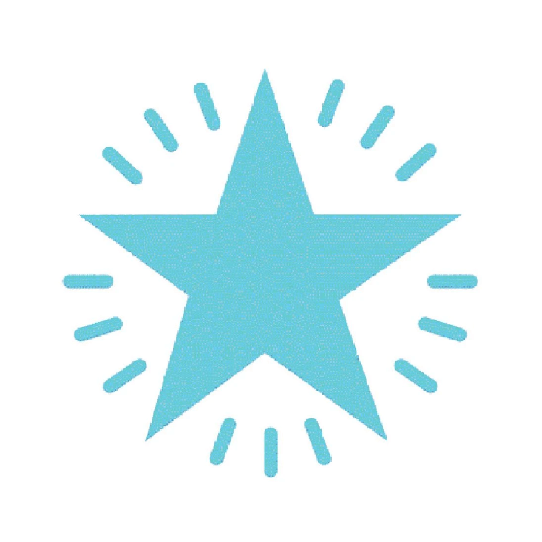 3 Kadink Merit Stamp Blue Star, 3 of 3