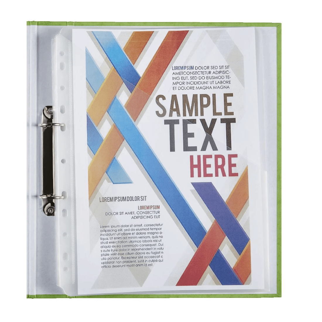 3 J.Burrows Binder Document Holder A4 Clear 10 Pack, 3 of 4