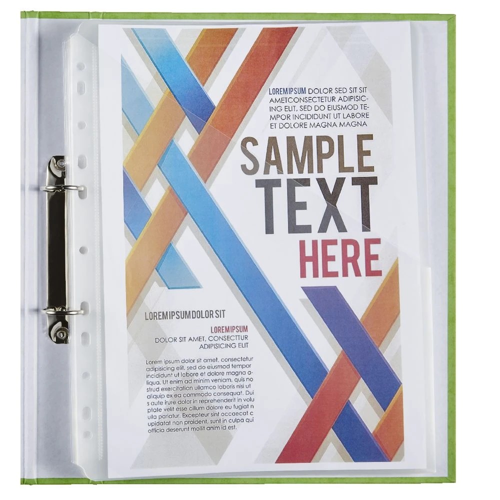 3 J.Burrows Binder Document Holder A4 Clear 10 Pack, 3 of 4