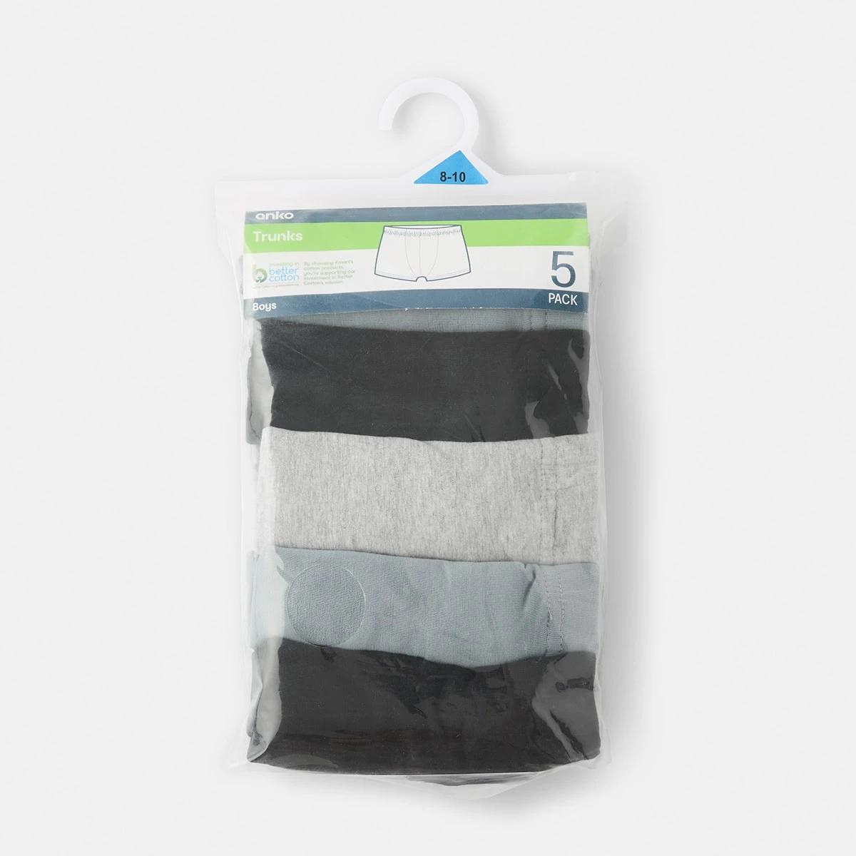 6 5 Pack Trunks GREYS, 6 of 6