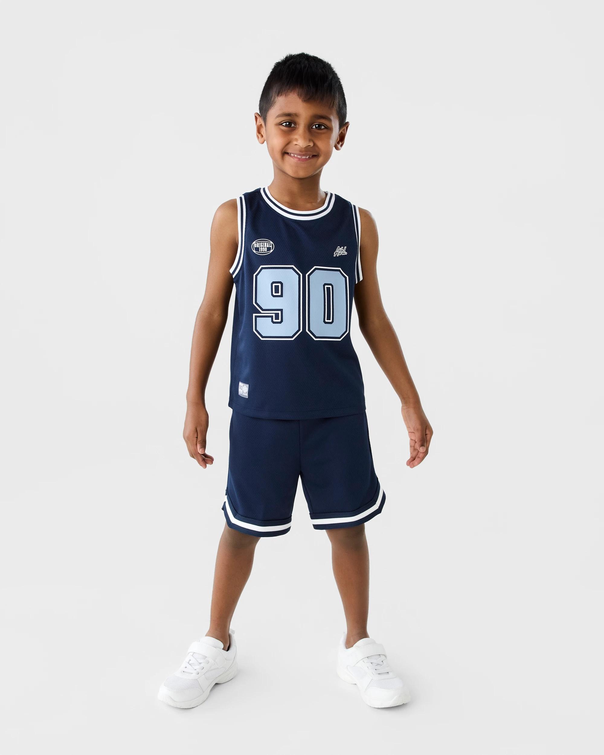 6 Mesh Shorts Dress Navy, 6 of 7