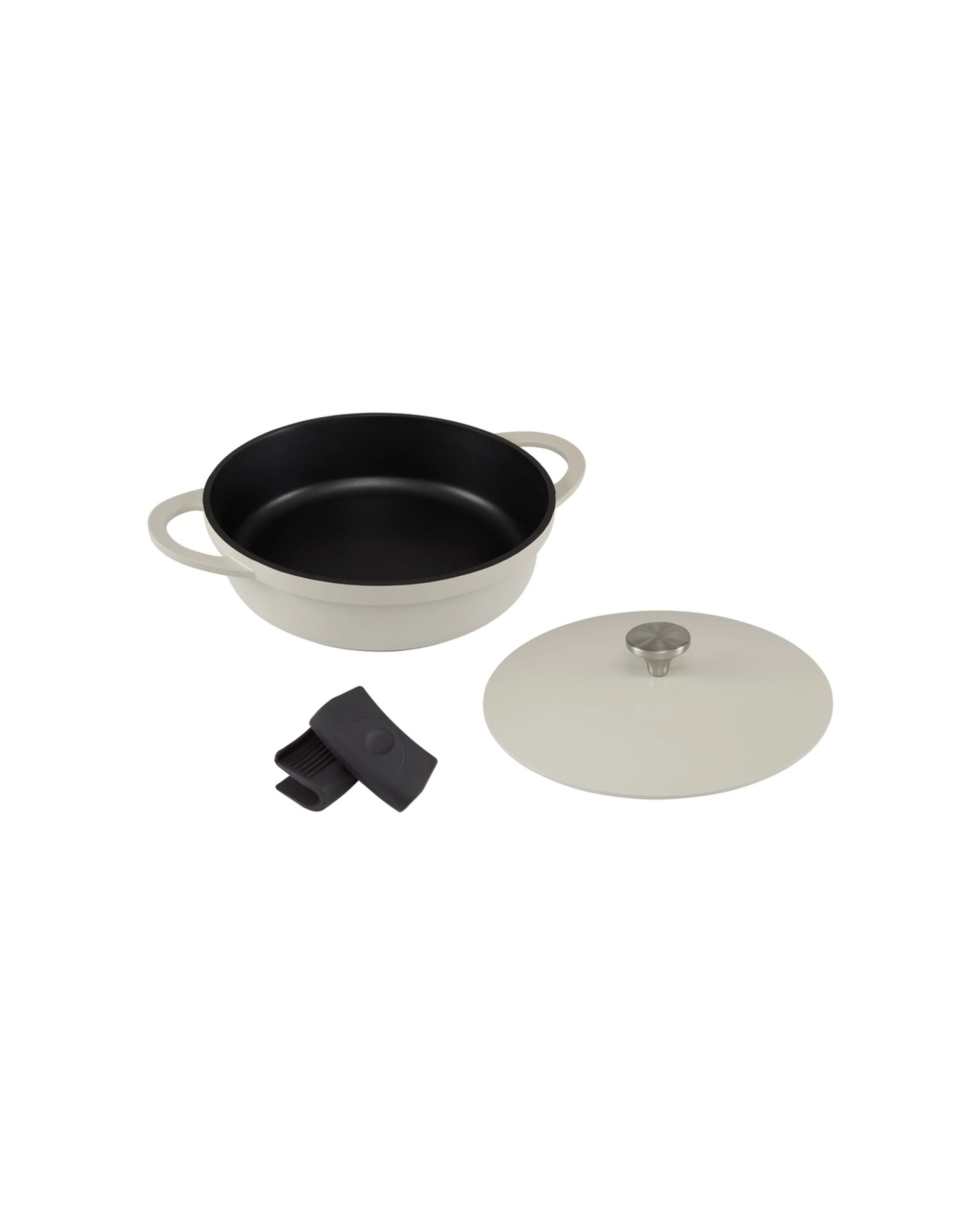 2 Maxwell And Williams Cast Aluminium Non Stick Shallow Casserole 28cm 4L - Beige, 2 of 4