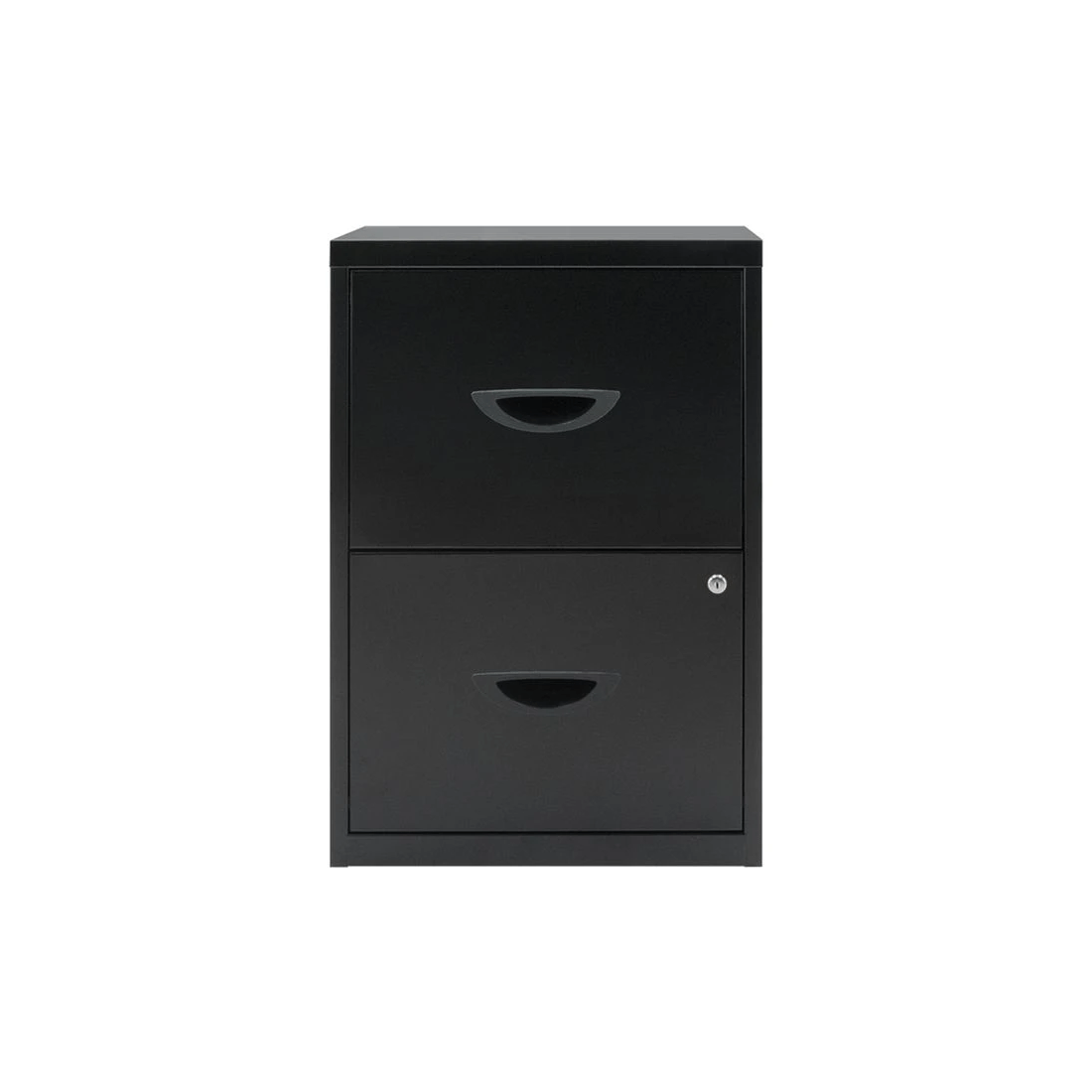 2 Soho 2 Drawer Filing Cabinet Black, 2 of 4