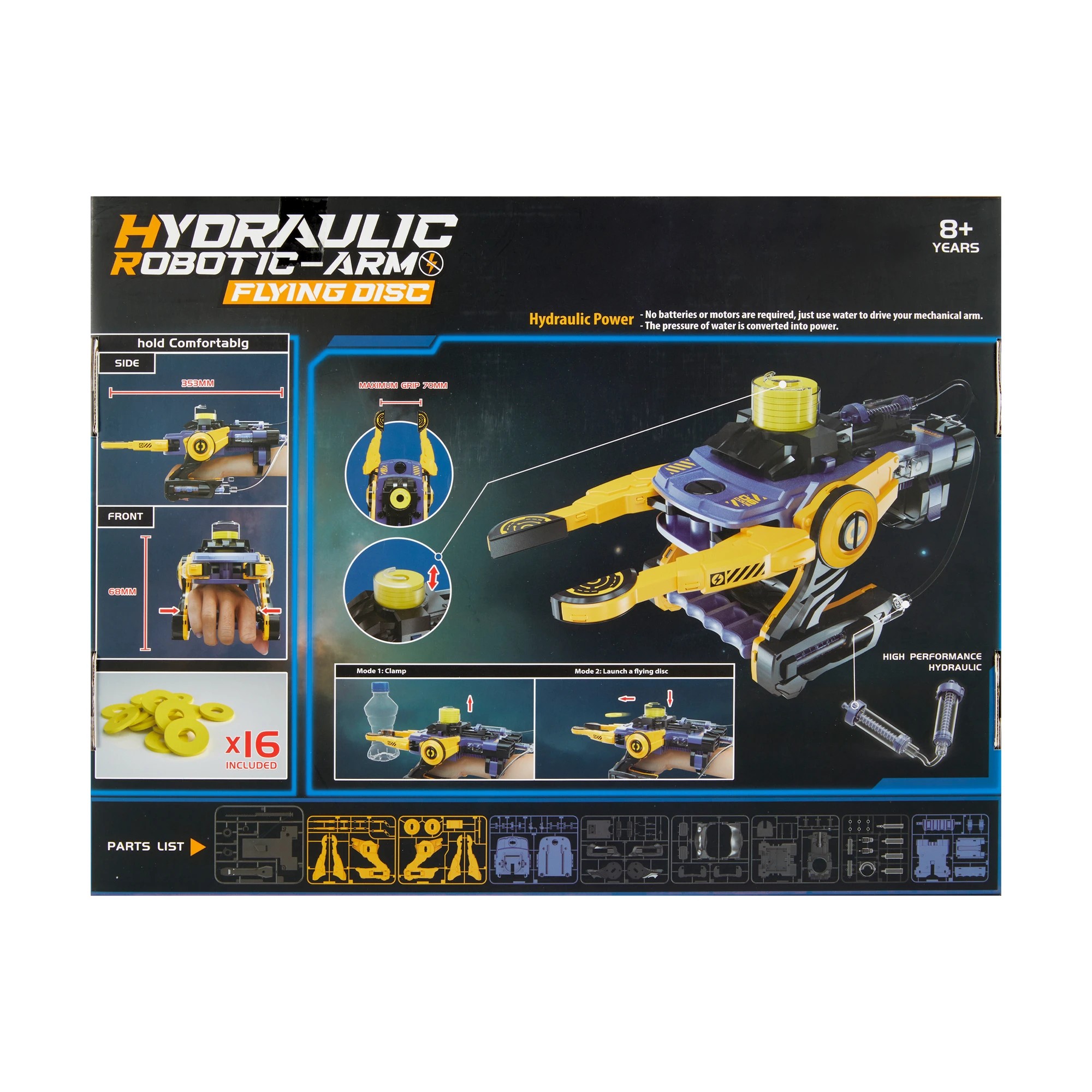 9 106 Piece Hydraulic Robotic-Arm Flying Disc Set, 9 of 9