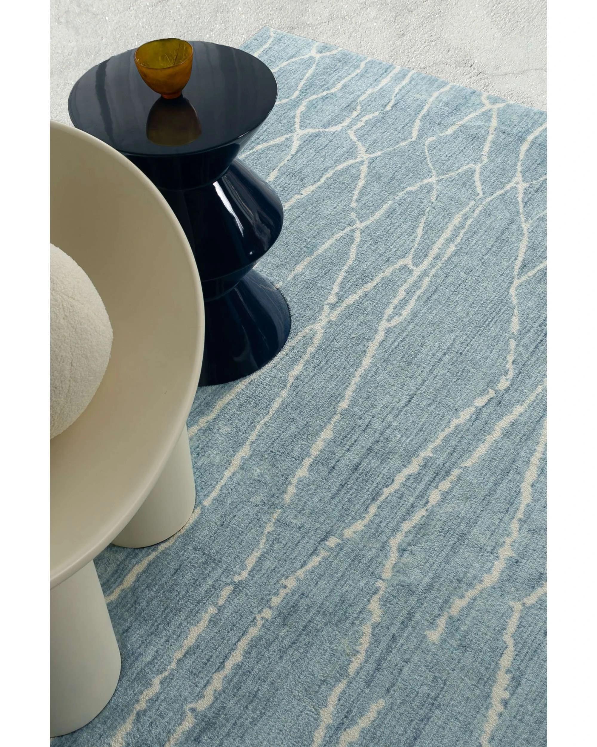 3 Loopsie Jevonn Lined Washable Rug-290cm x 200cm - Blue, 3 of 6