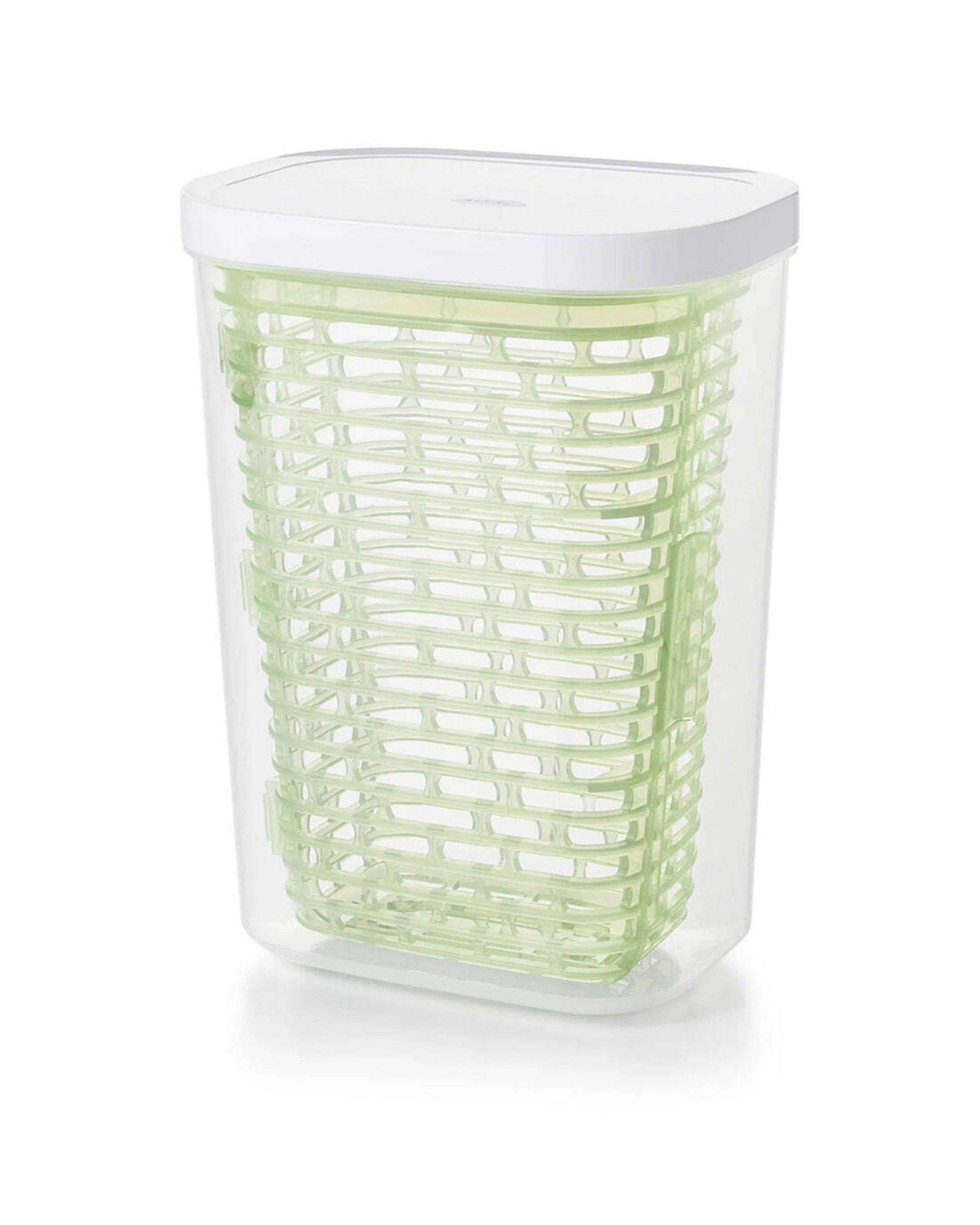 Oxo Greensaver 23cm Herb Keeper Kitchen Storage With Lid Large - Clear ...