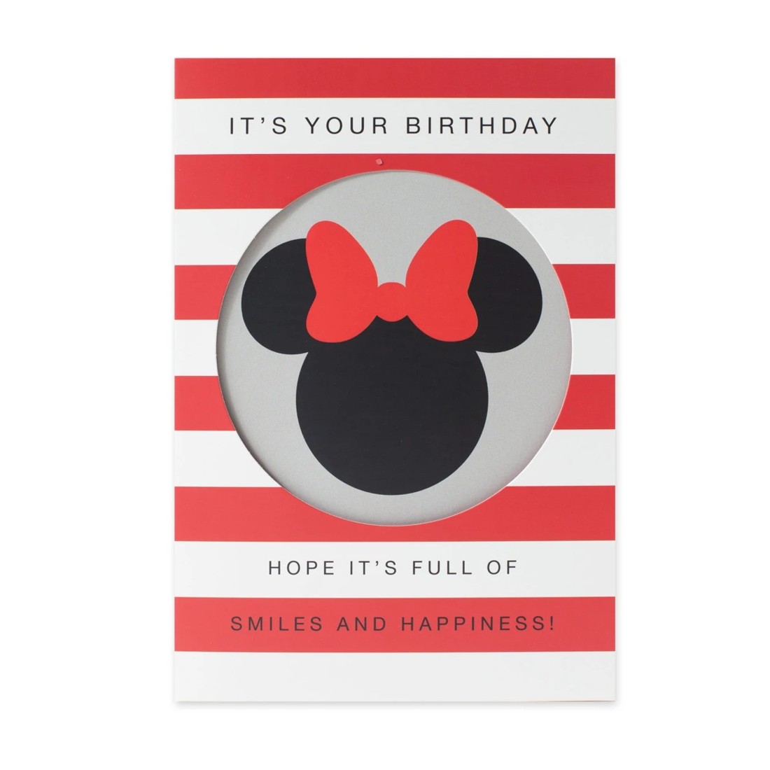 3 Hallmark Disney Birthday Card - Minnie Mouse Silhouette, 3 of 3