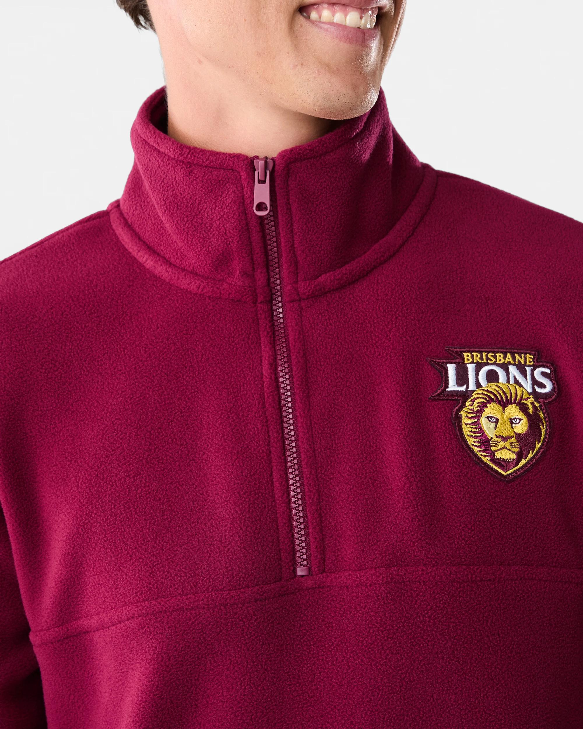 6 Official AFL Adult Polar Fleece Jacket Brisbane, 6 of 9