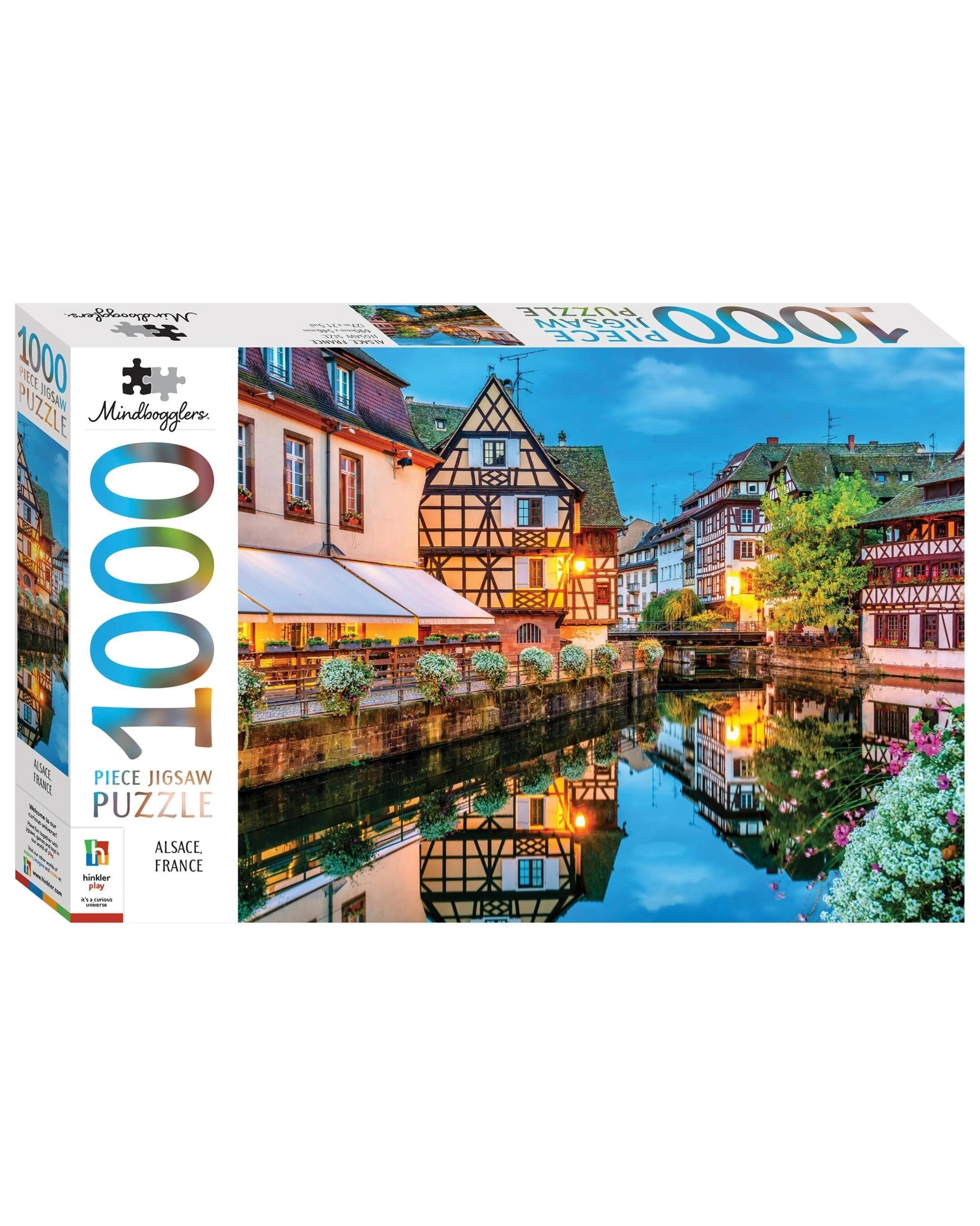 1 Hinkler Mindbogglers Alsace France 1000 Piece Puzzle, 1 of 2
