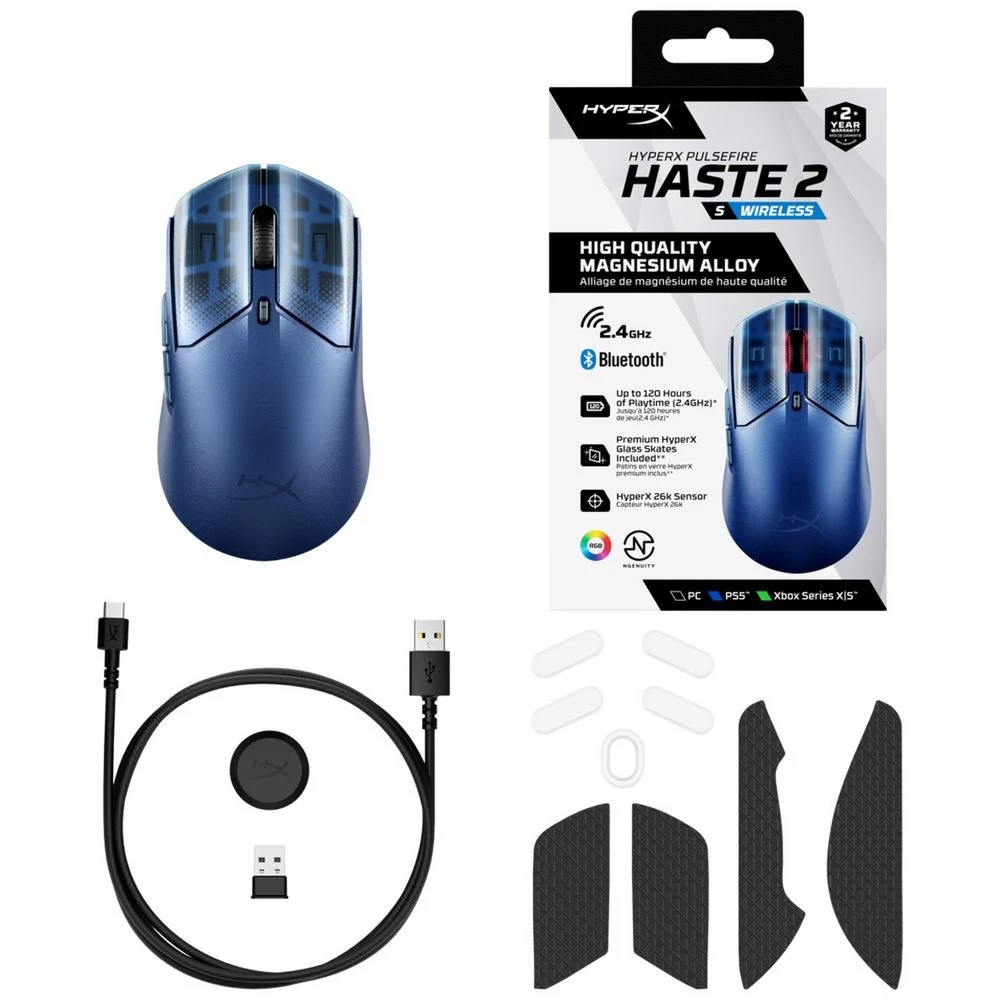 2 Hyper X Purefire Haste 2S Wired Gaming Mouse Navy, 2 of 4