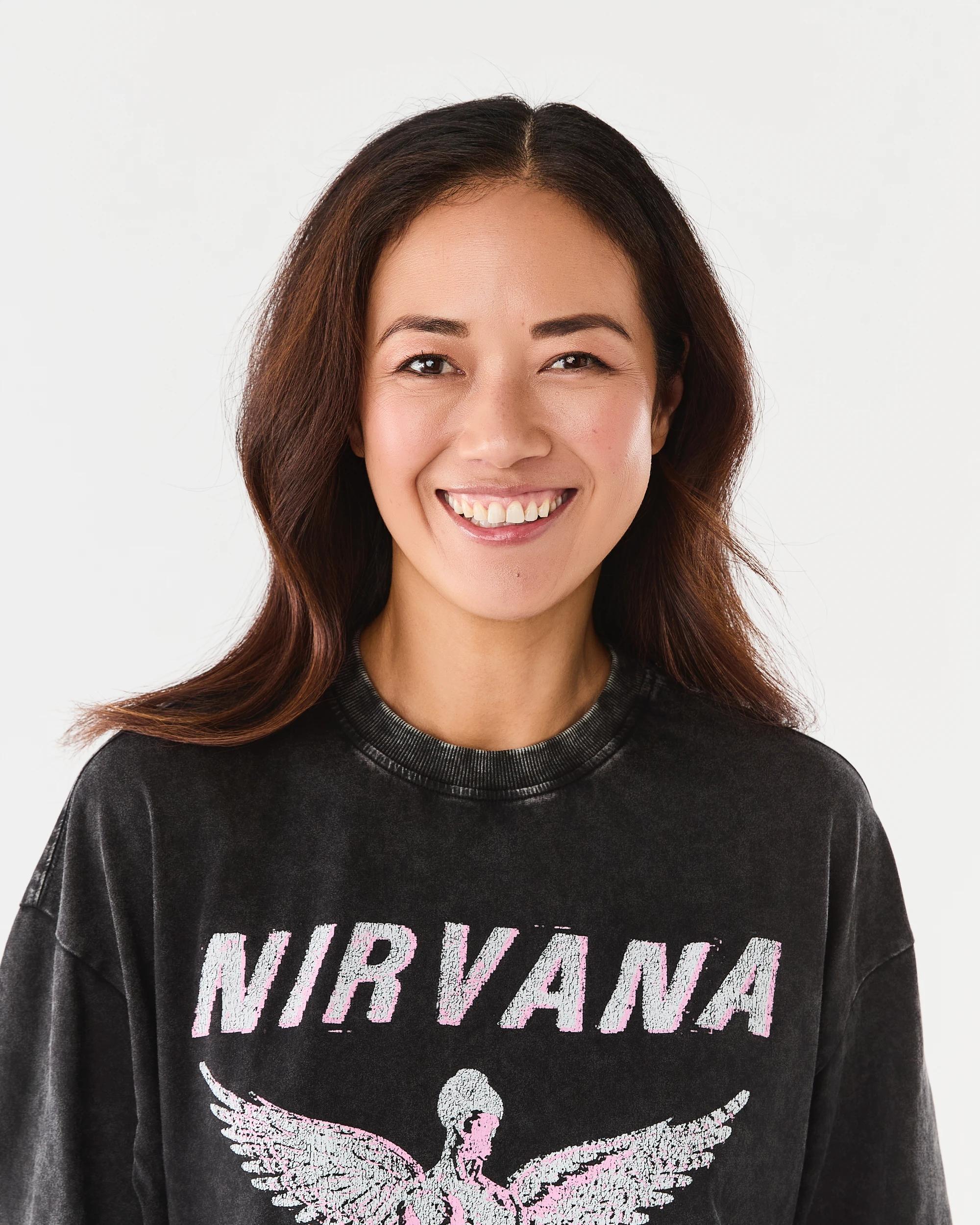 4 Short Sleeve Oversized Premium Nirvana License T-shirt Nirvanawsh, 4 of 5