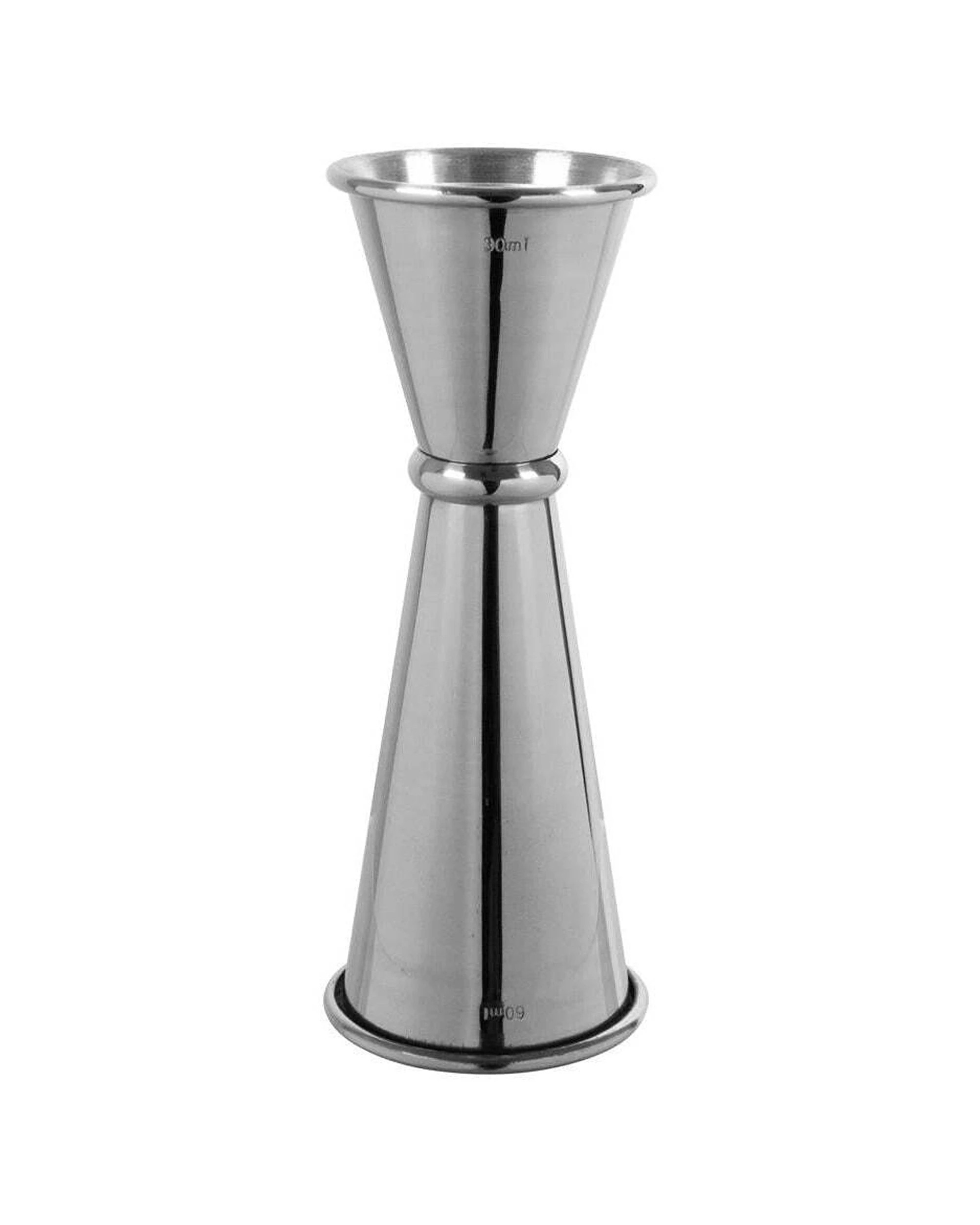 1 Avanti Spirit Jigger 30-60ml Stainless Steel Cocktail Measure Ergonomic - Silver, 1 of 1