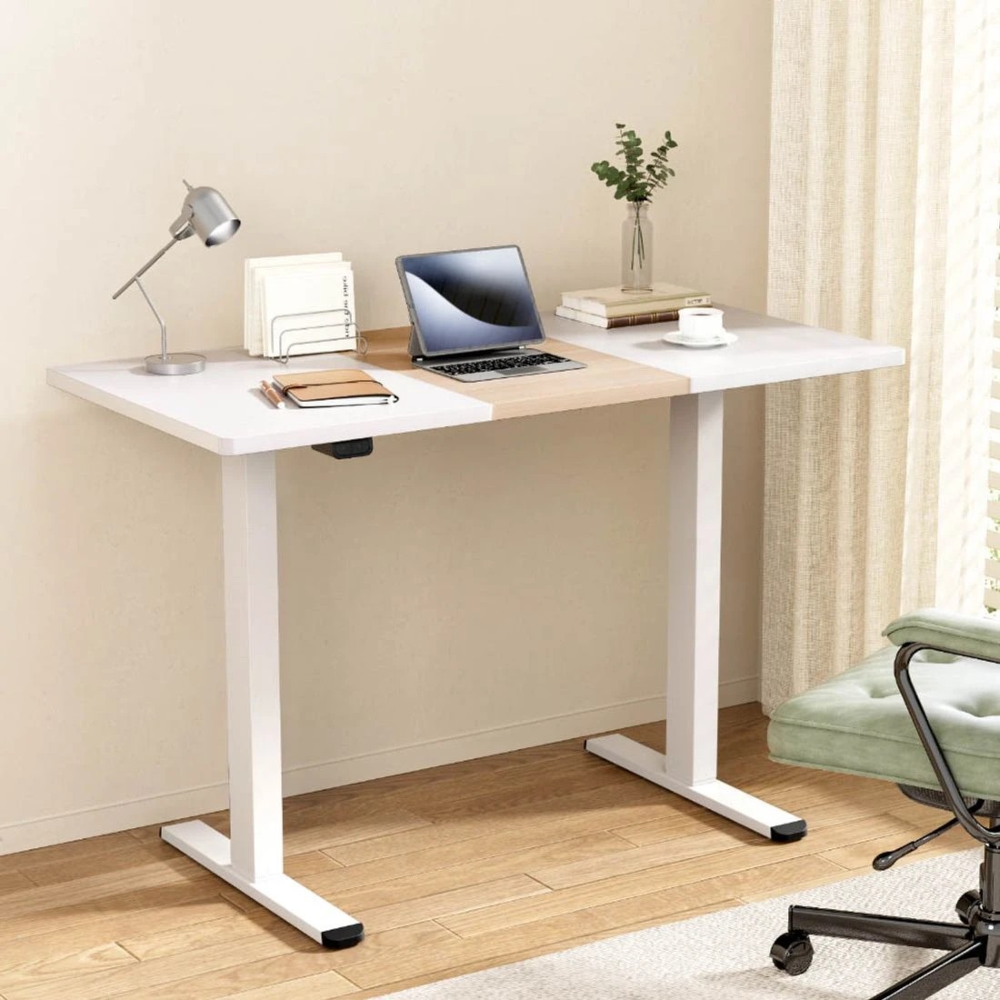 3 Artiss Standing Desk Motorised Sit Stand Desks 120CM - Multi, 3 of 6