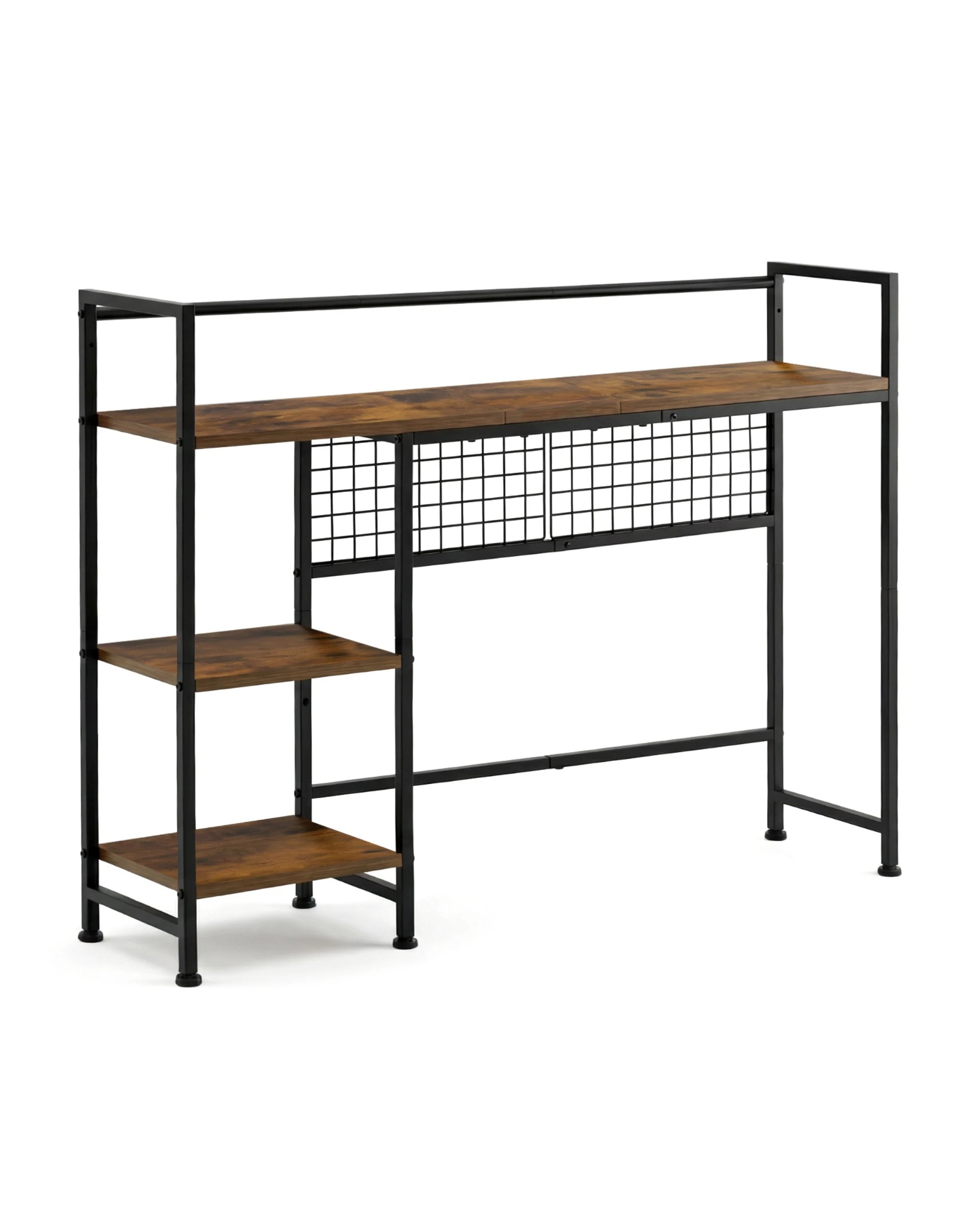 1 Advwin Desktop Bookshelf Wood Display Rack w/3 Shelves, 1 of 10