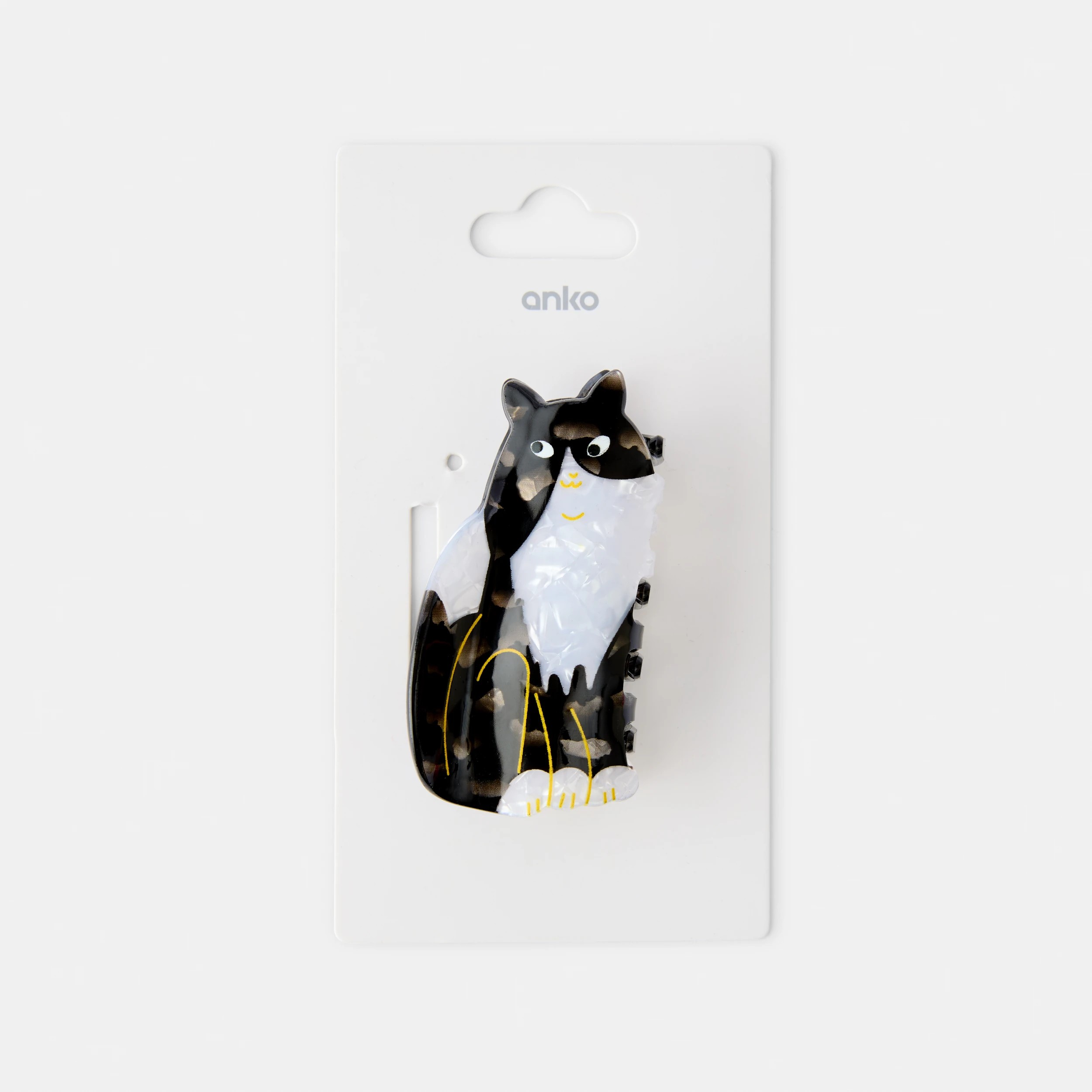 3 Black Novelty Cat Claw Hair Clip, 3 of 3