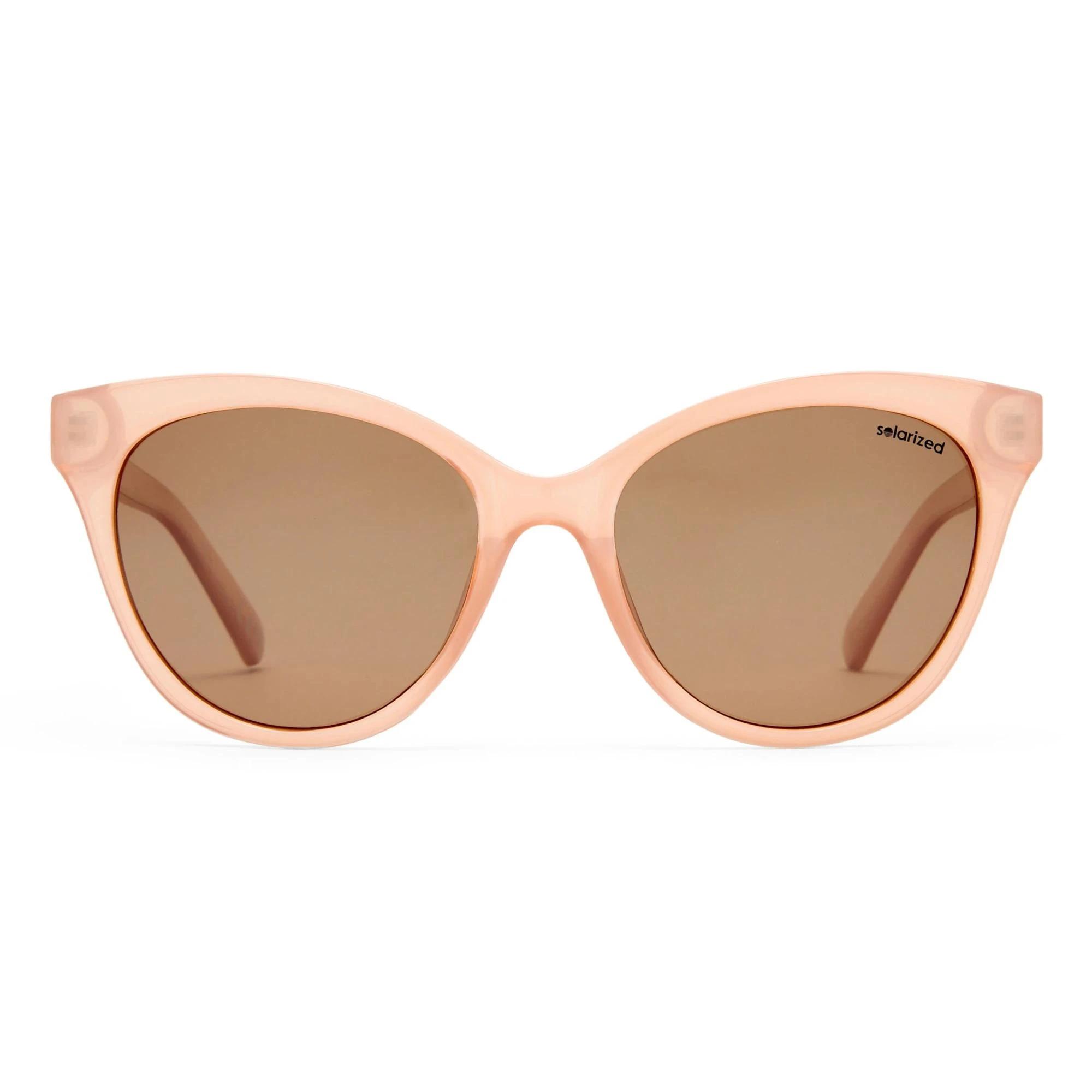 1 SOLARIZED® Soft Cat-Eye Sunglasses SMOKEY PINK, 1 of 3