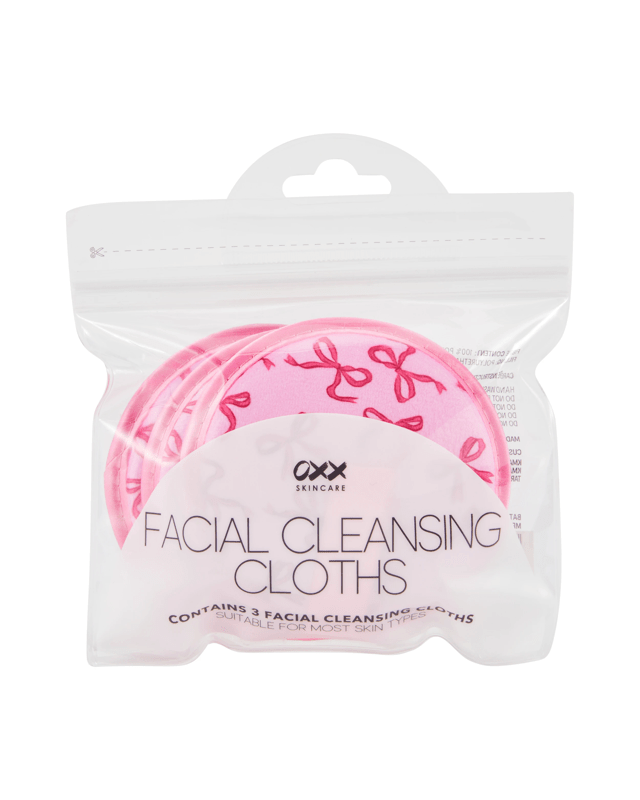 OXX Skincare 3 Pack Facial Cleansing Cloths - 