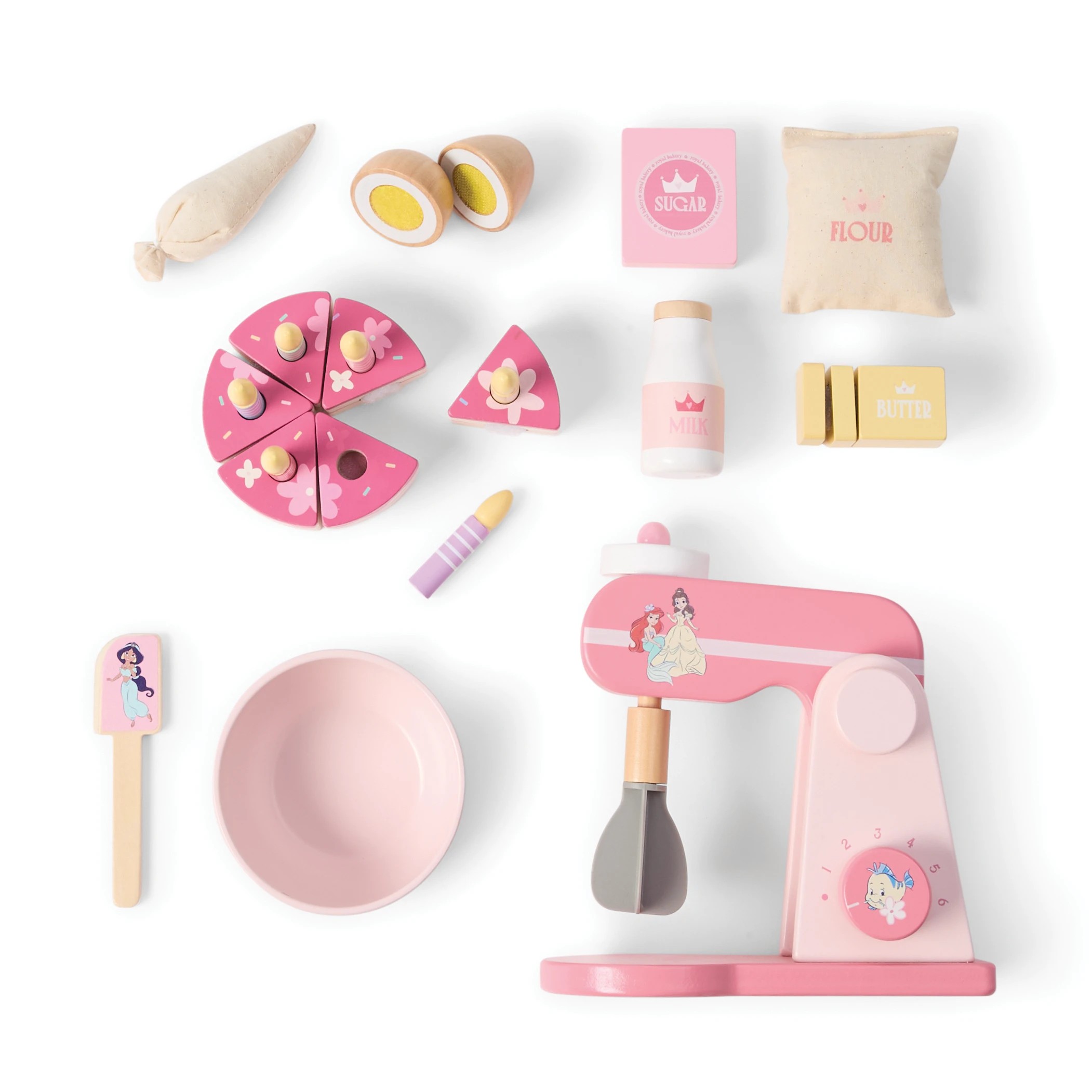 5 Disney Princess Wooden Baking Set, 5 of 7