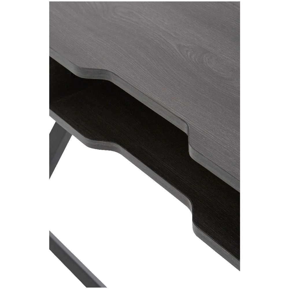 5 Otto Lindenberg Woodgrain Desk 1400mm Black Desks, Tables and Workstations, 5 of 10