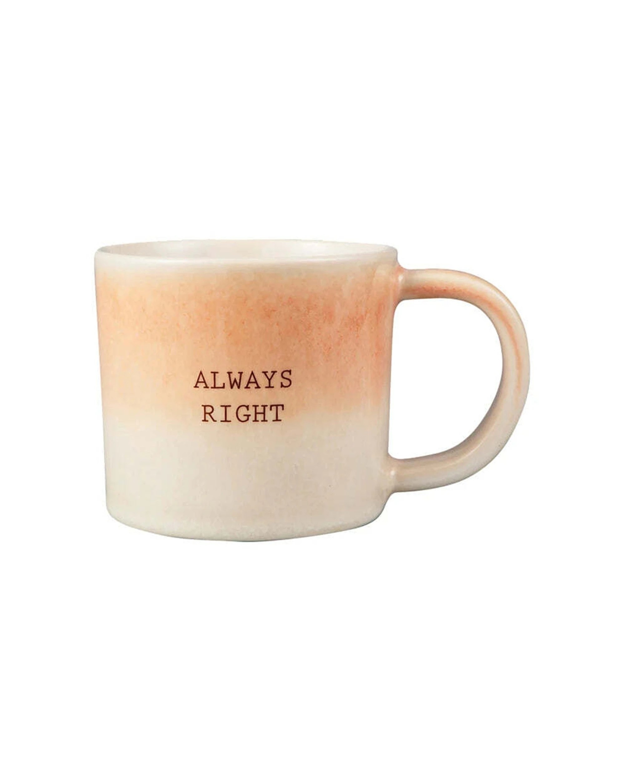 2 Maxwell & Williams 4PK The Mug Club Quotes Mug Always Right 350ml Set - Orange, 2 of 3