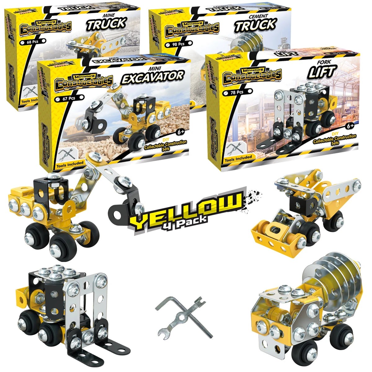 9 Constructit Constructables Yellow Pack, 9 of 9