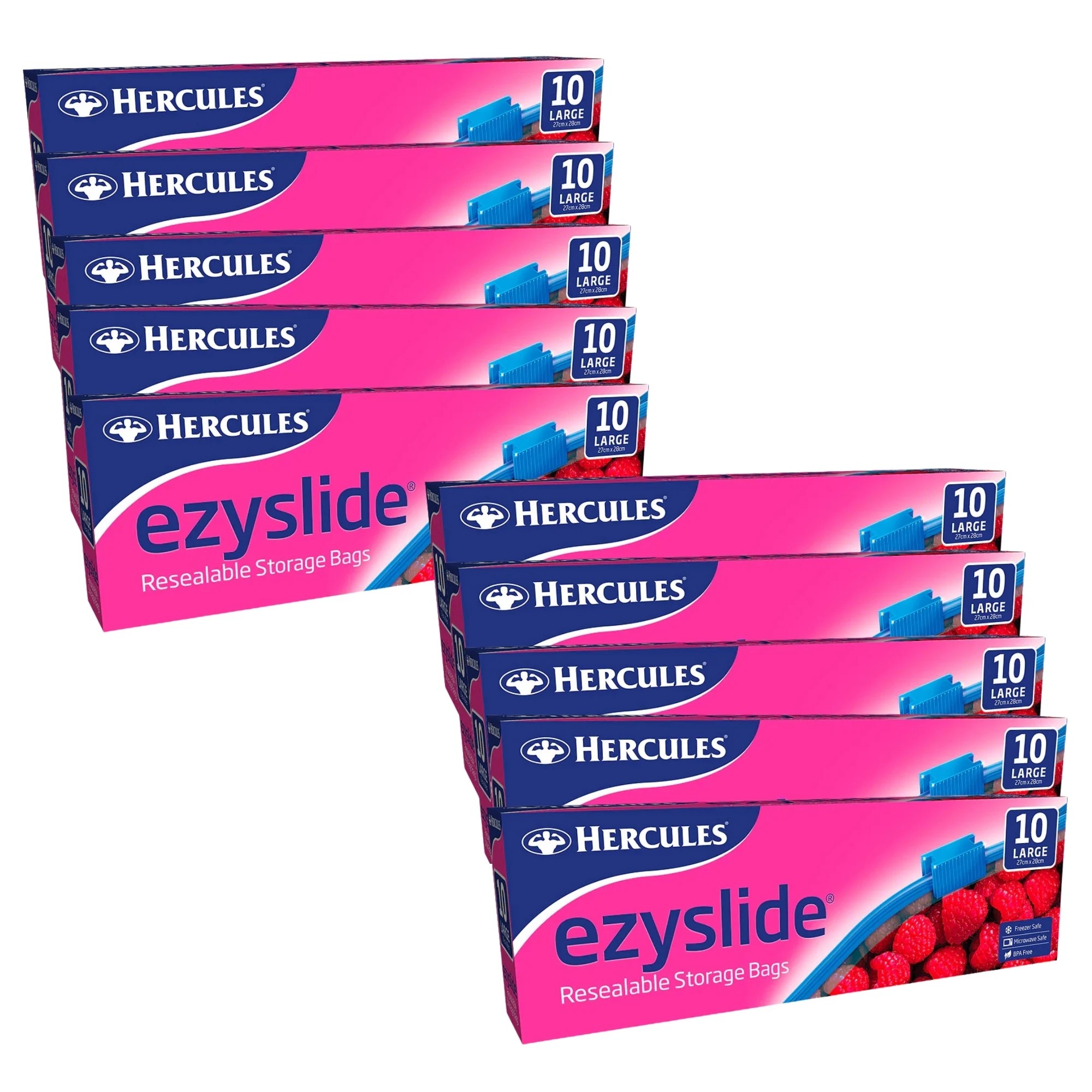 1 Hercules Ezy Slide Large 10pk x10, 1 of 1