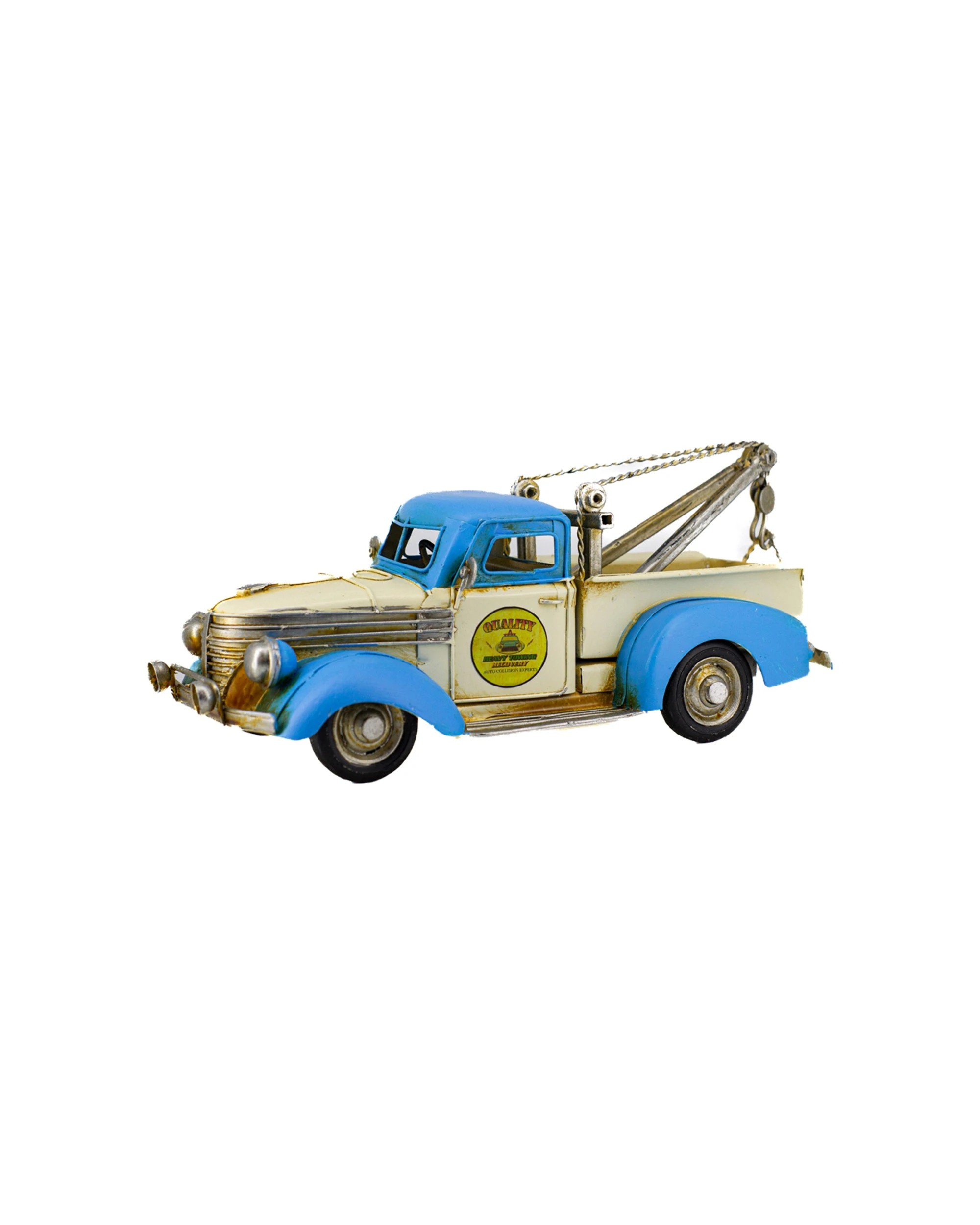 1 Boyle Vintage Tow Truck Metal Ornament Home Decor 29cm - Multi, 1 of 4