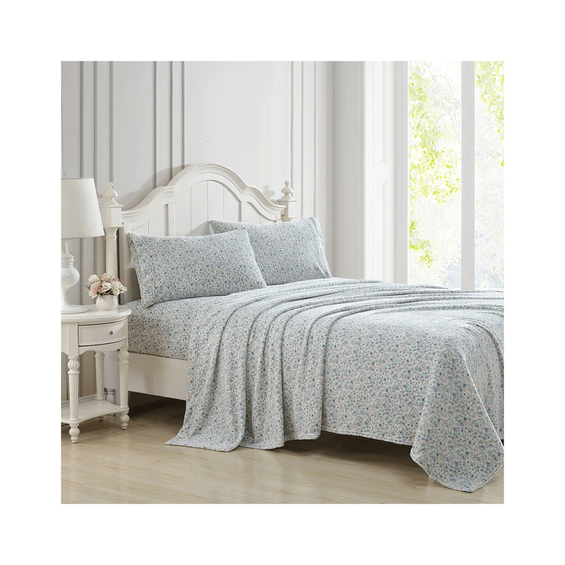 1 ARDOR Elsie Mink Fleece Sheet Set Polyester Double Extra Soft Bed Sheets
 - Double Bed, 1 of 5