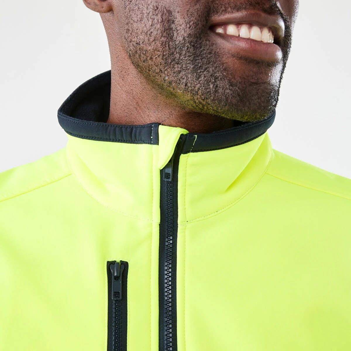 6 Hi-Visibility Softshell Jacket Yellow, 6 of 8