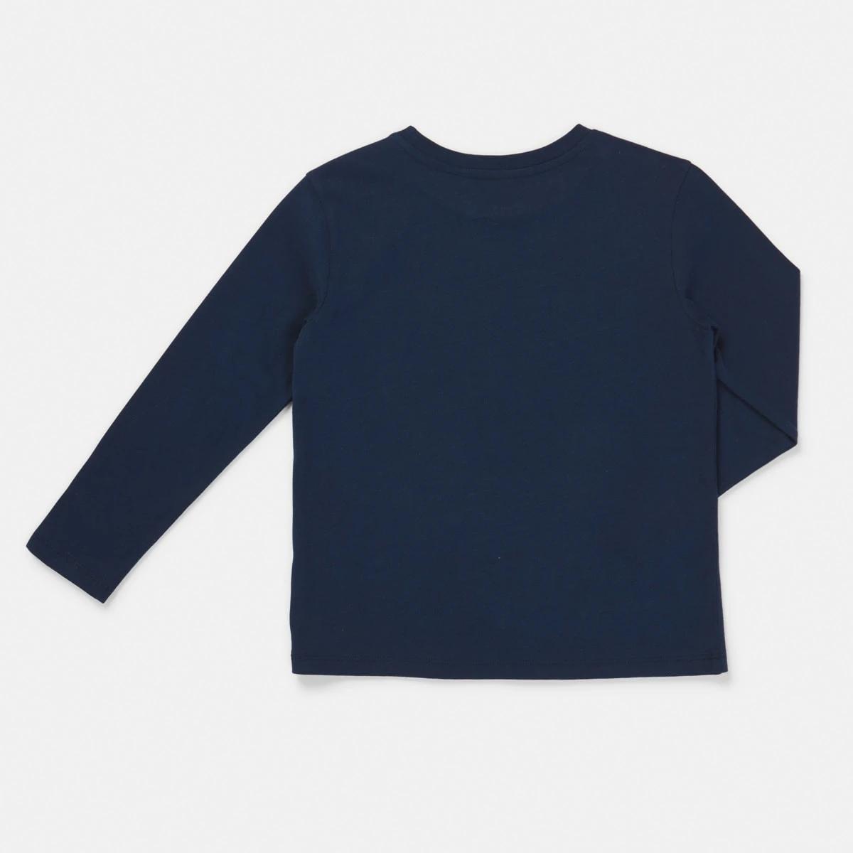 8 Long Sleeve Boucle T-shirt Blu Legend, 8 of 8