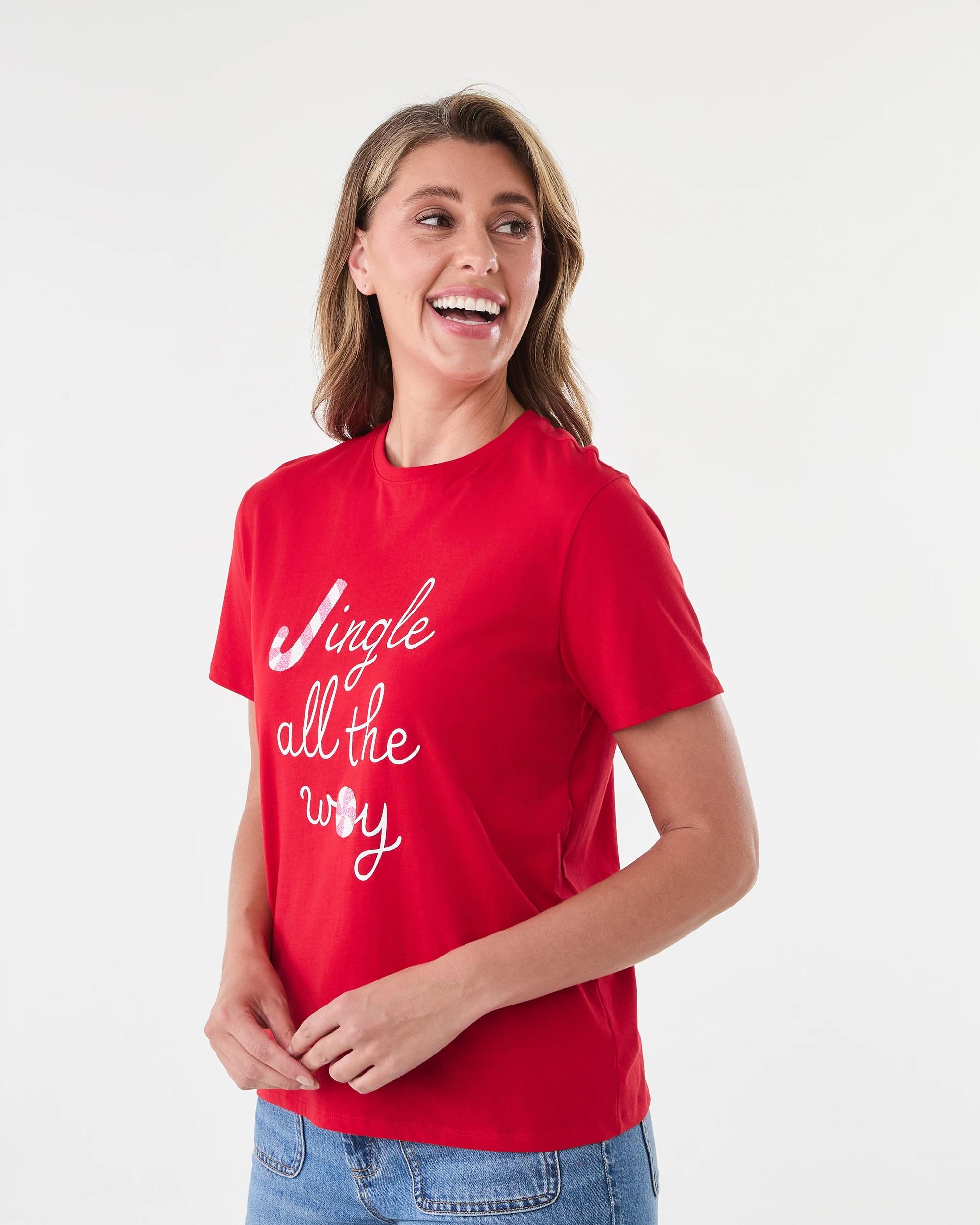 2 Short Sleeve Christmas T-shirt Jingle, 2 of 5