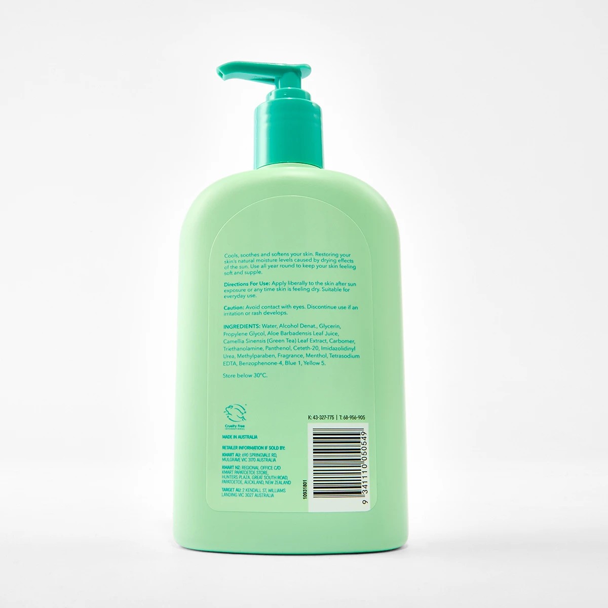 3 OXX Skincare After Sun Gel 500ml - Green Tea, Aloe Vera and Vitamin E, 3 of 10