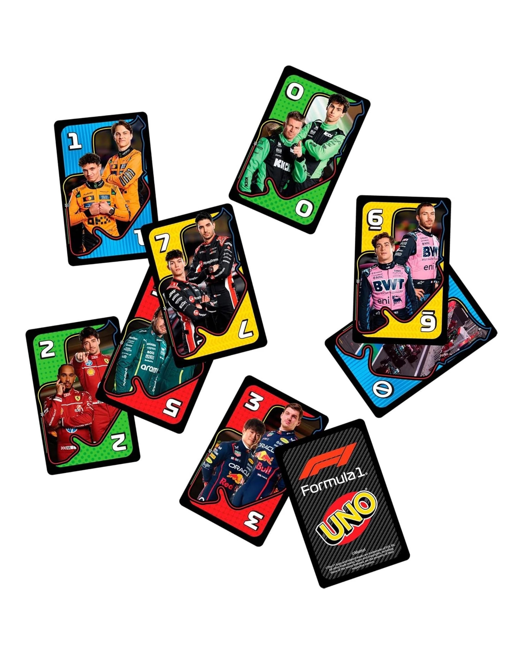 3 Uno Formula 1 Edition Card Game, 3 of 6