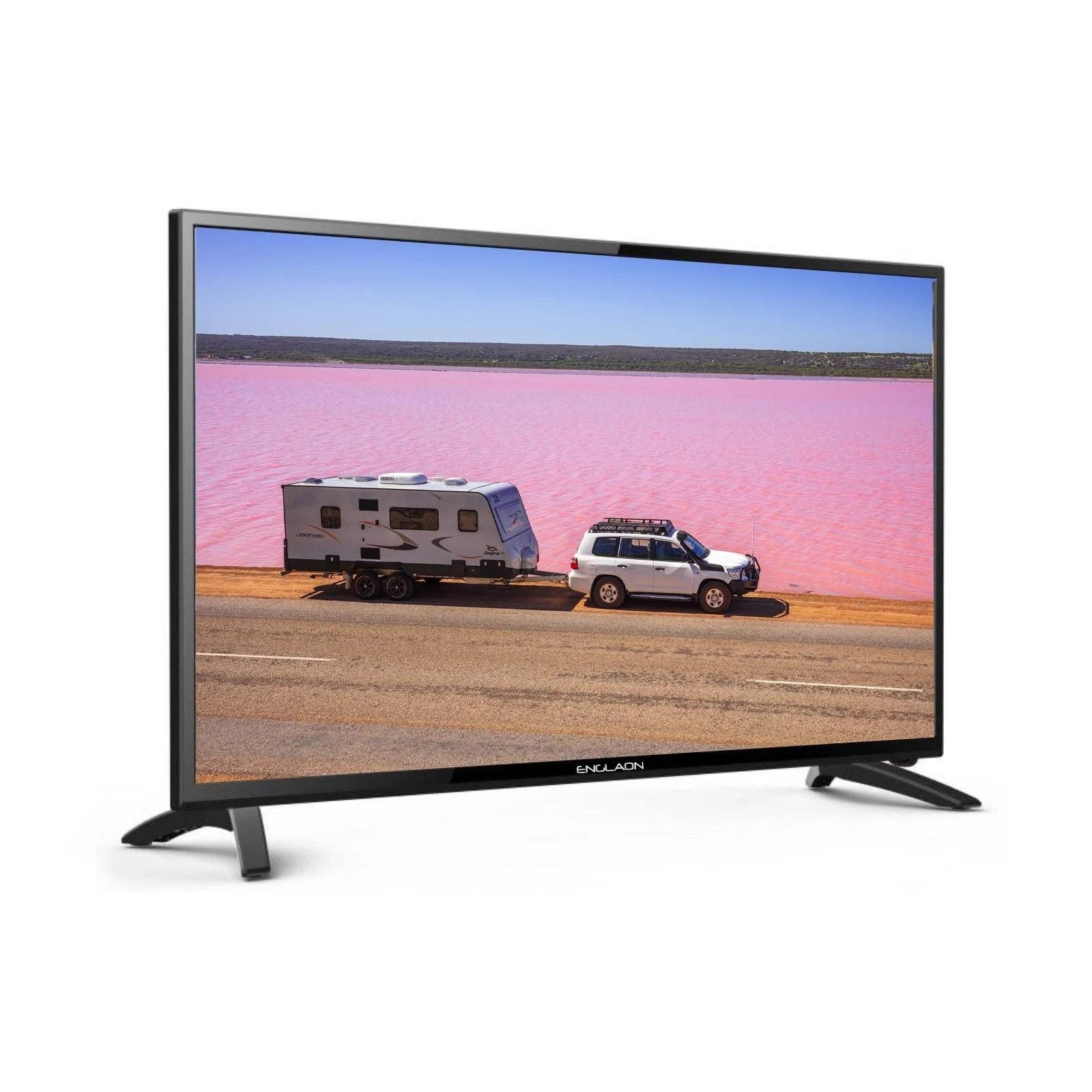 3 ENGLAON 24’’ Full HD Smart 12V TV With Built-in DVD Player, Chromecast, Bluetooth & Google TV - Black, 3 of 10