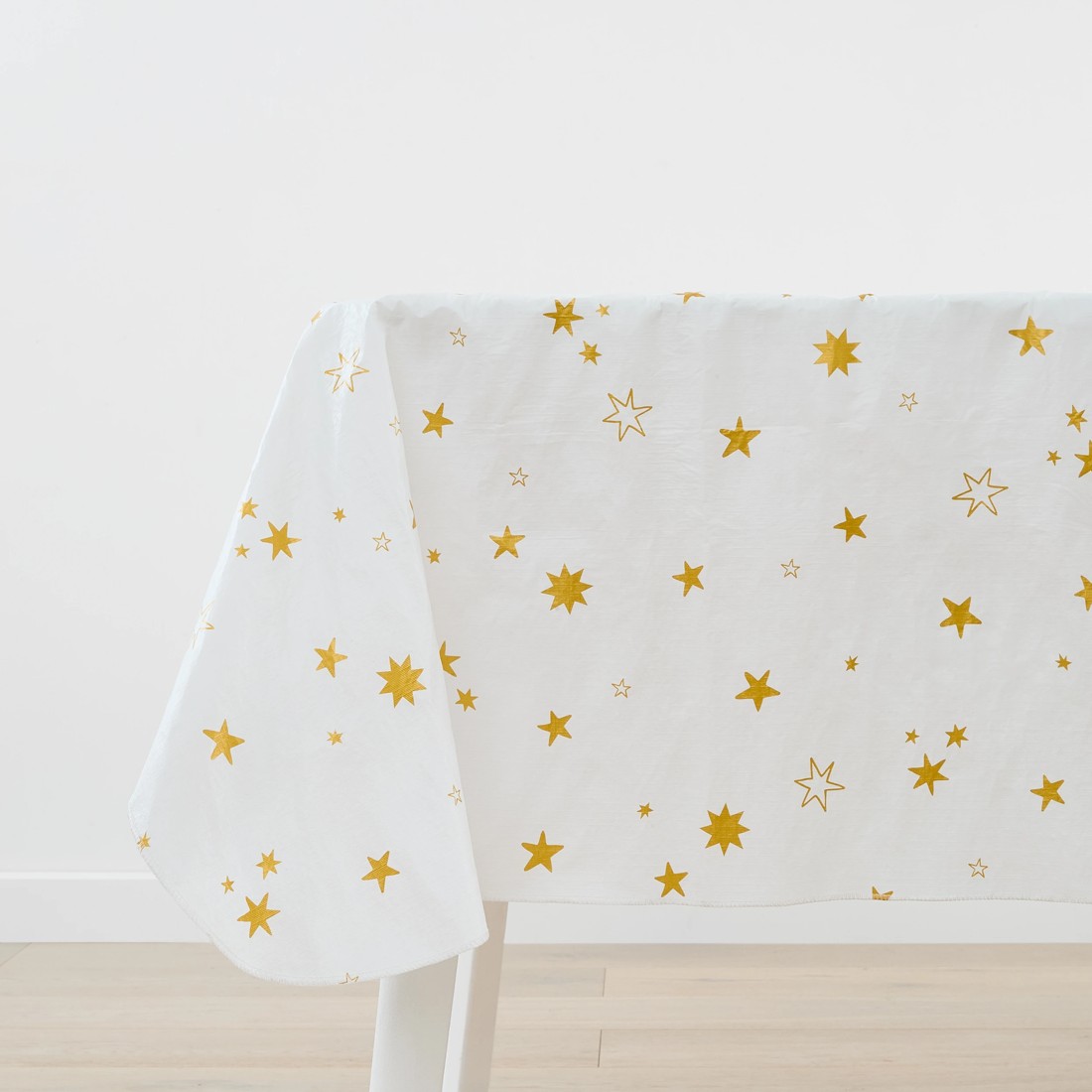 3 Gold Star Flannel Back Tablecloth, 3 of 5