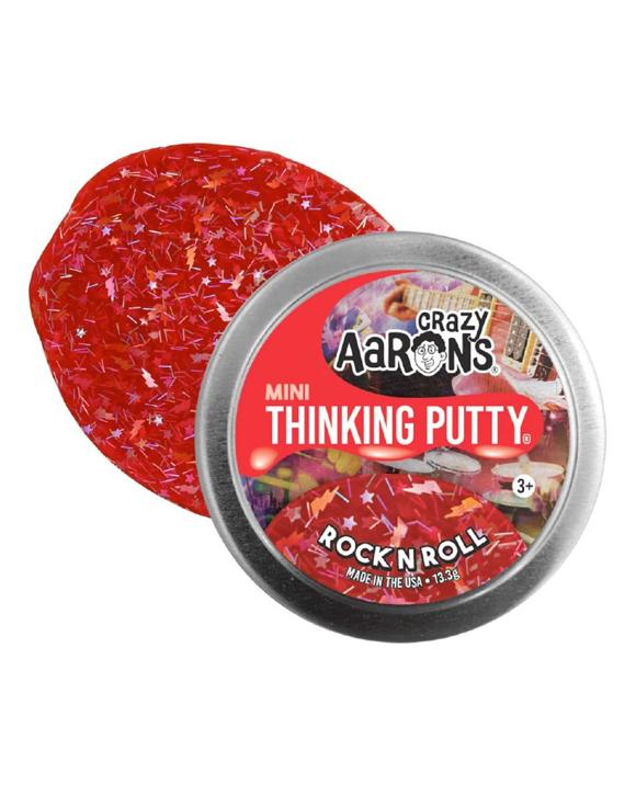 Crazy Aaron's 2 inch Star Effects Mini Thinking Putty Rock N Roll