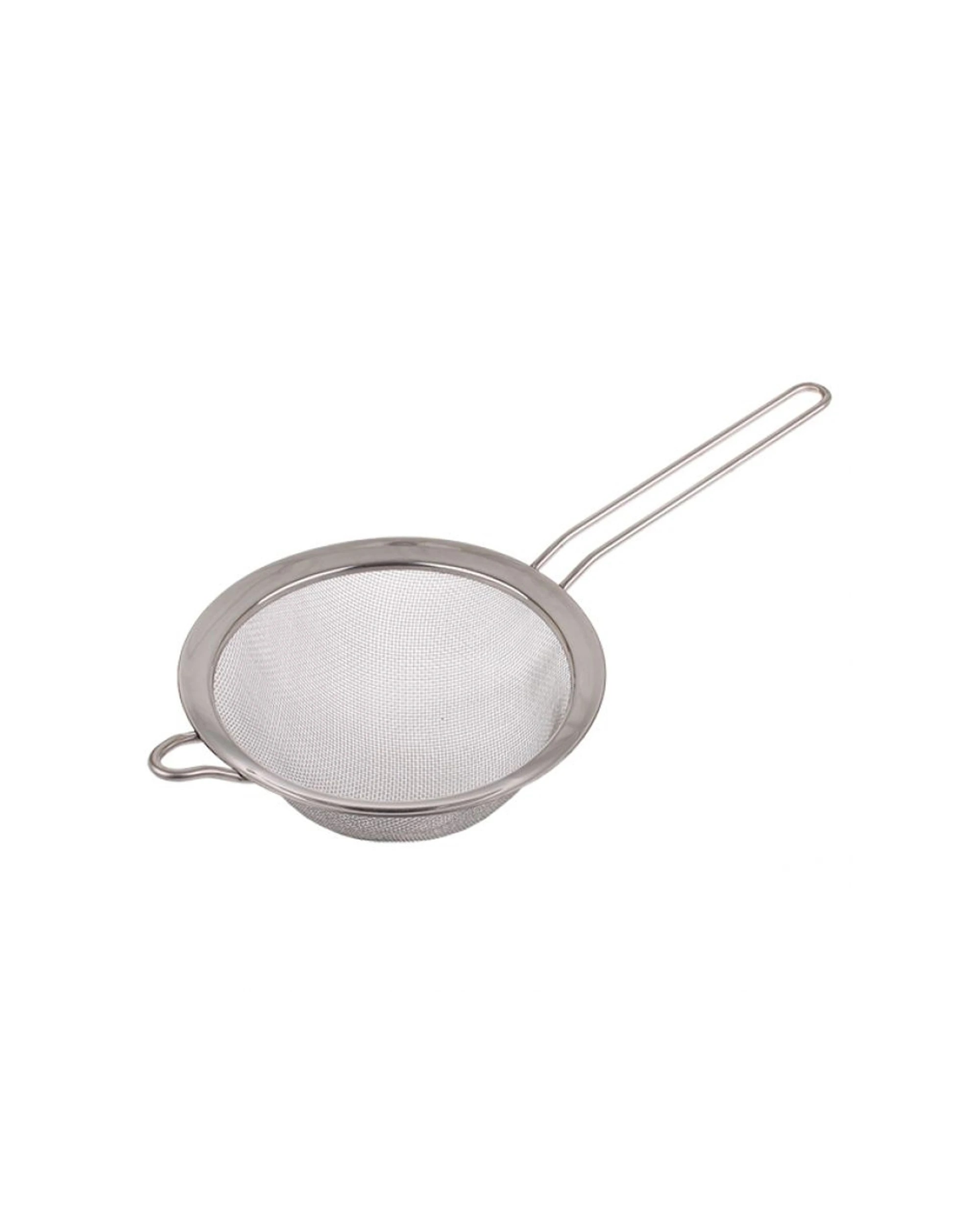 1 Appetito Stainless Steel Mesh Strainer 15cm Food Drainer Kitchen Tool Sieve
 - Silver, 1 of 3