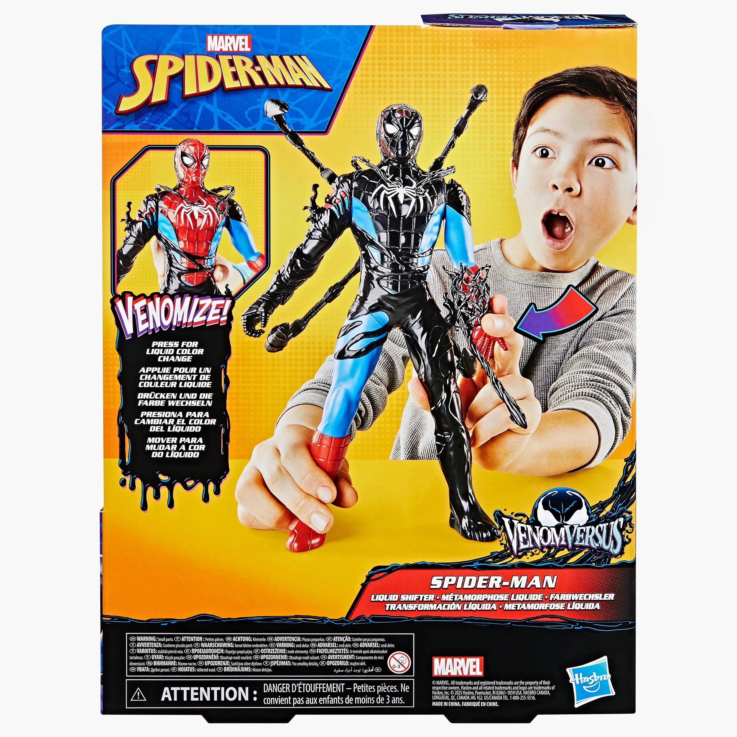 2 Spider-Man Spider - Man Venom Versus Liquid Sifter Figure - Multi, 2 of 5