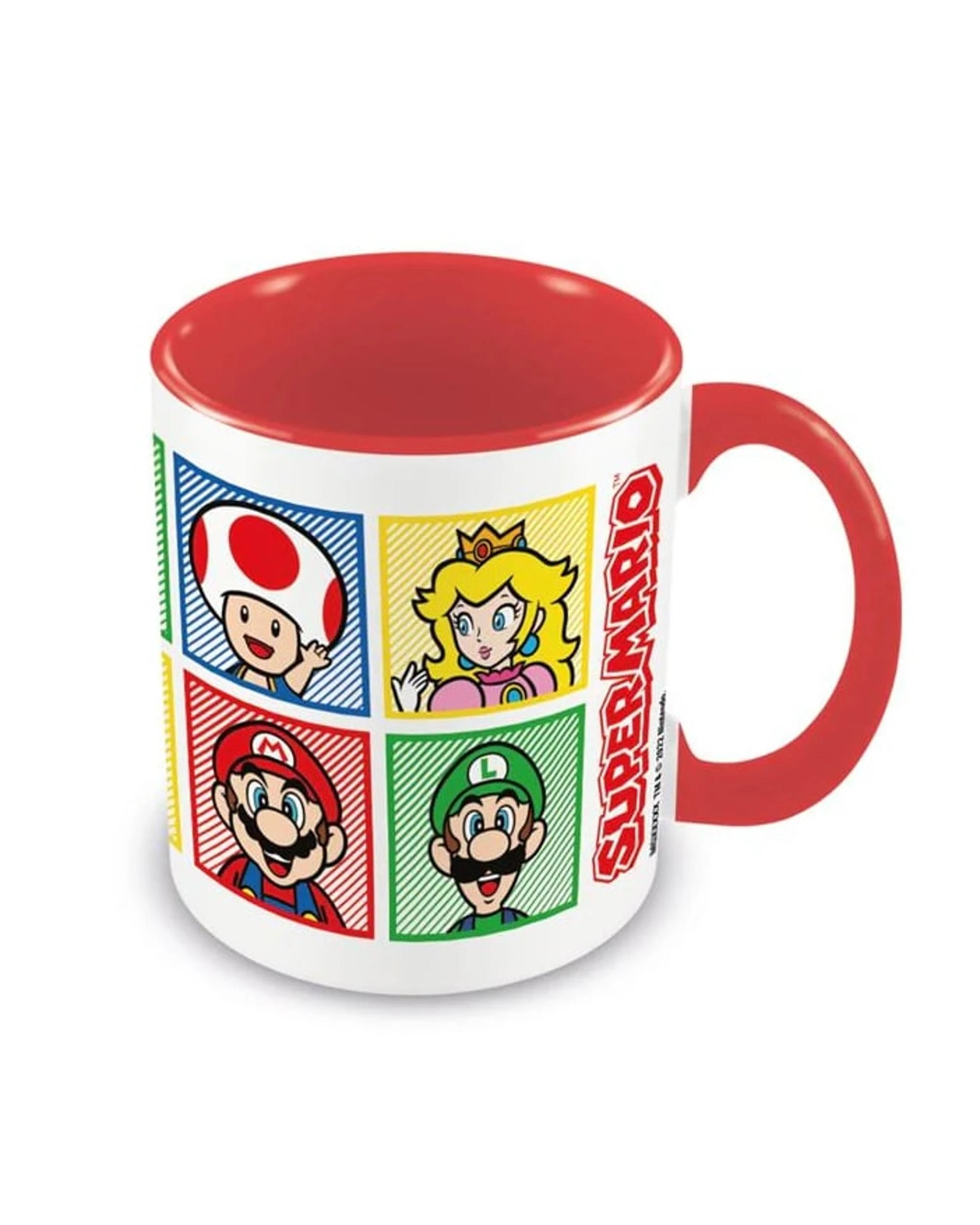 1 Super Mario Characters Red Coloured Inner Mug, 1 of 2