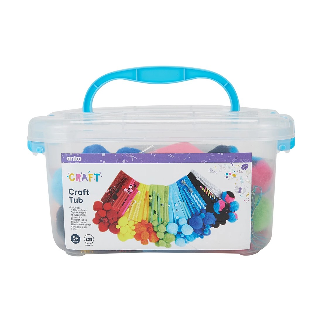 1 208 Piece Craft Tub, 1 of 10