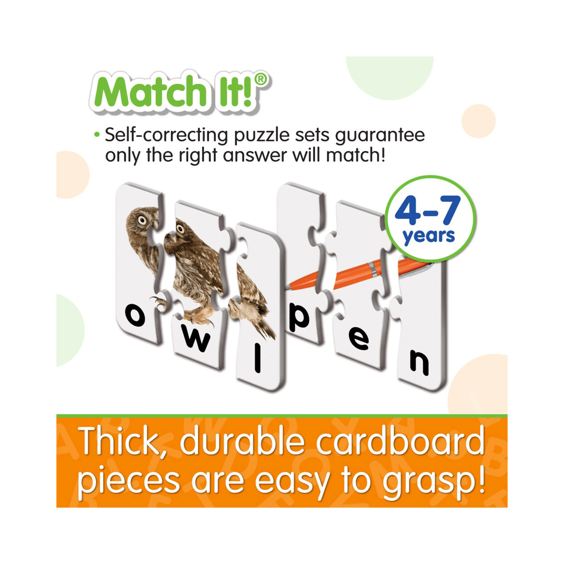 4 The Learning Journey Learning Journey Match It! 3 Letter Word, 4 of 7