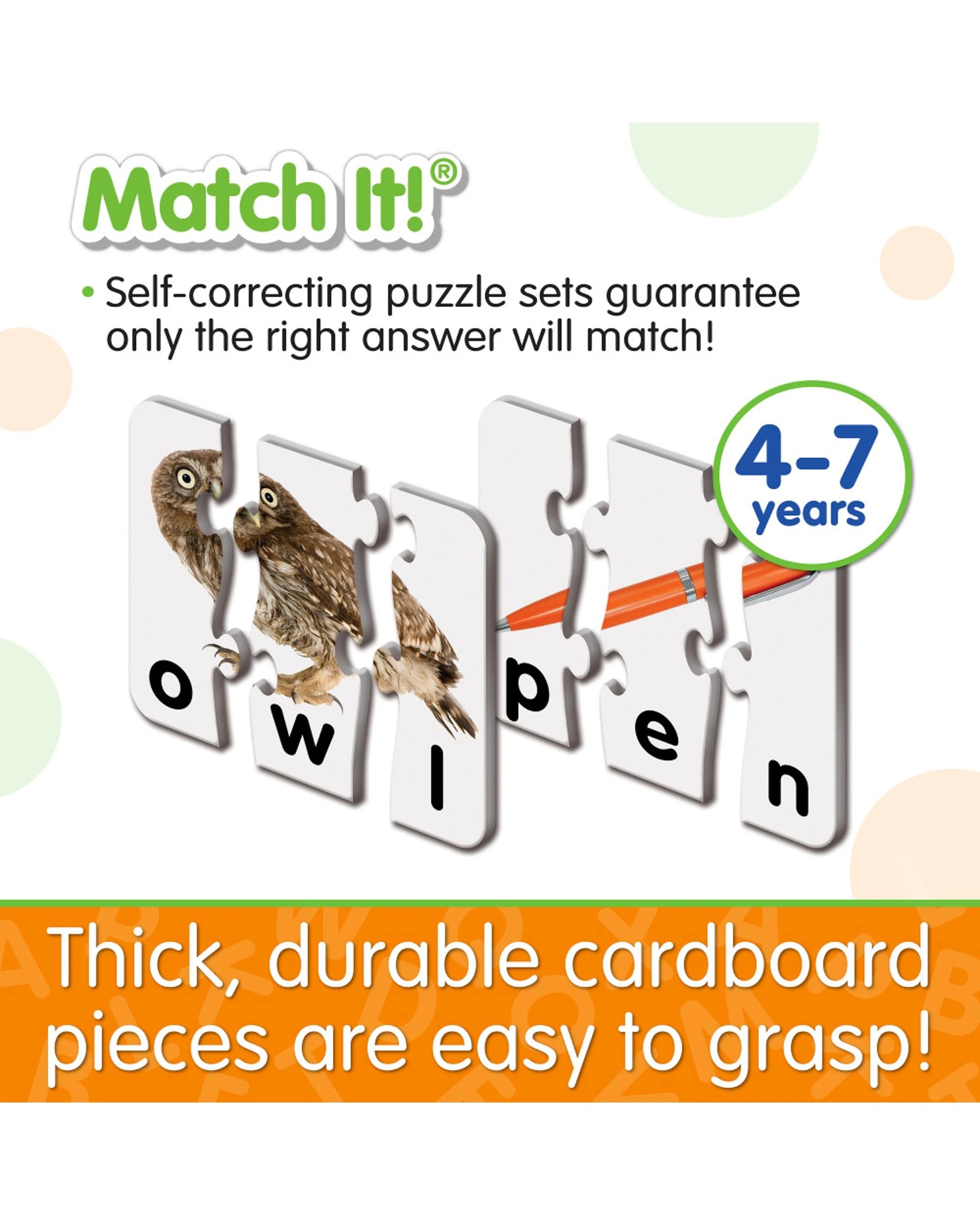 4 Learning Journey Match It! 3 Letter Word, 4 of 7