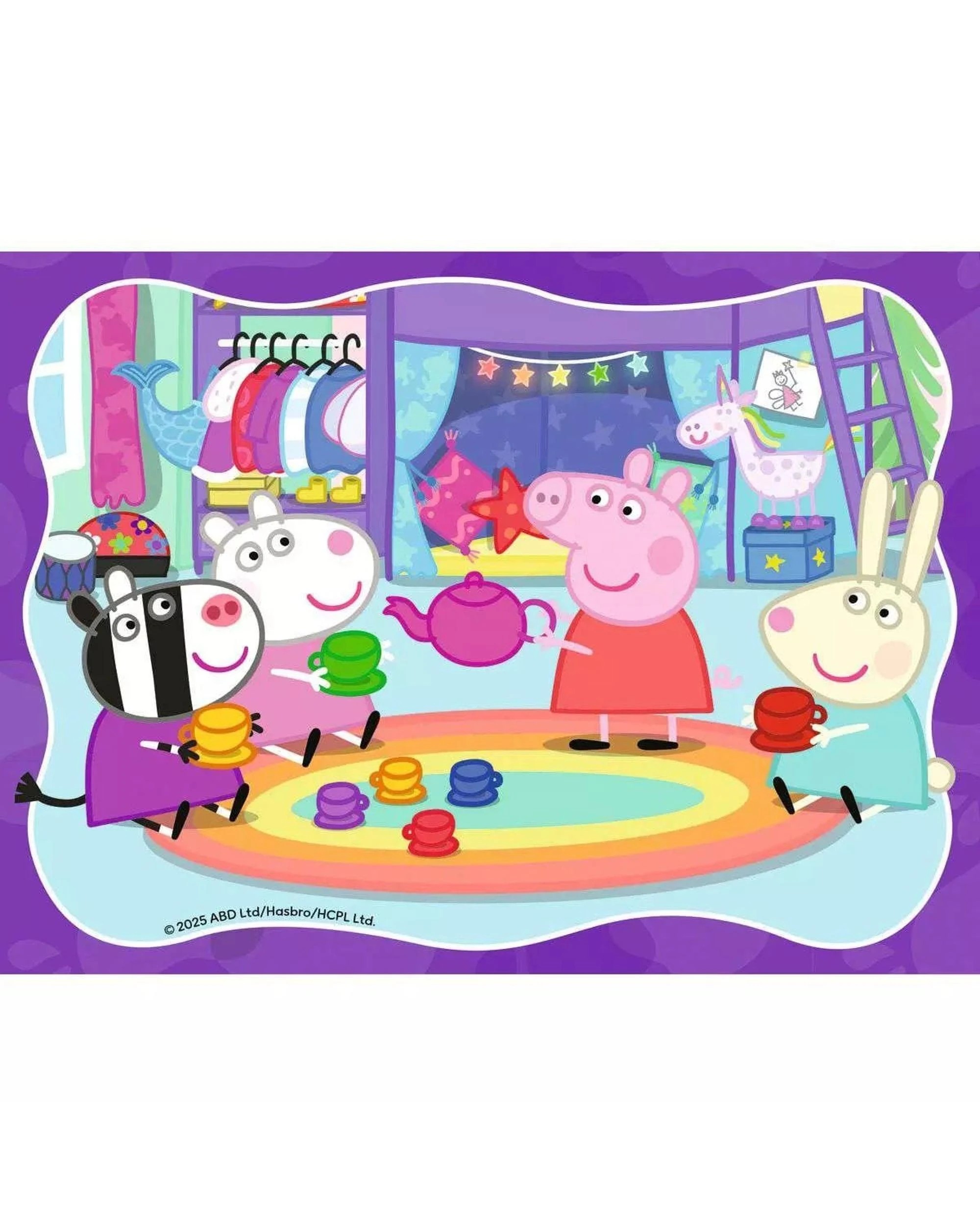 2 Ravensburger Peppa Pig Family Time 4 in a Box 12/16/20/24 Piece Jigsaw Puzzle 4 Pack, 2 of 4