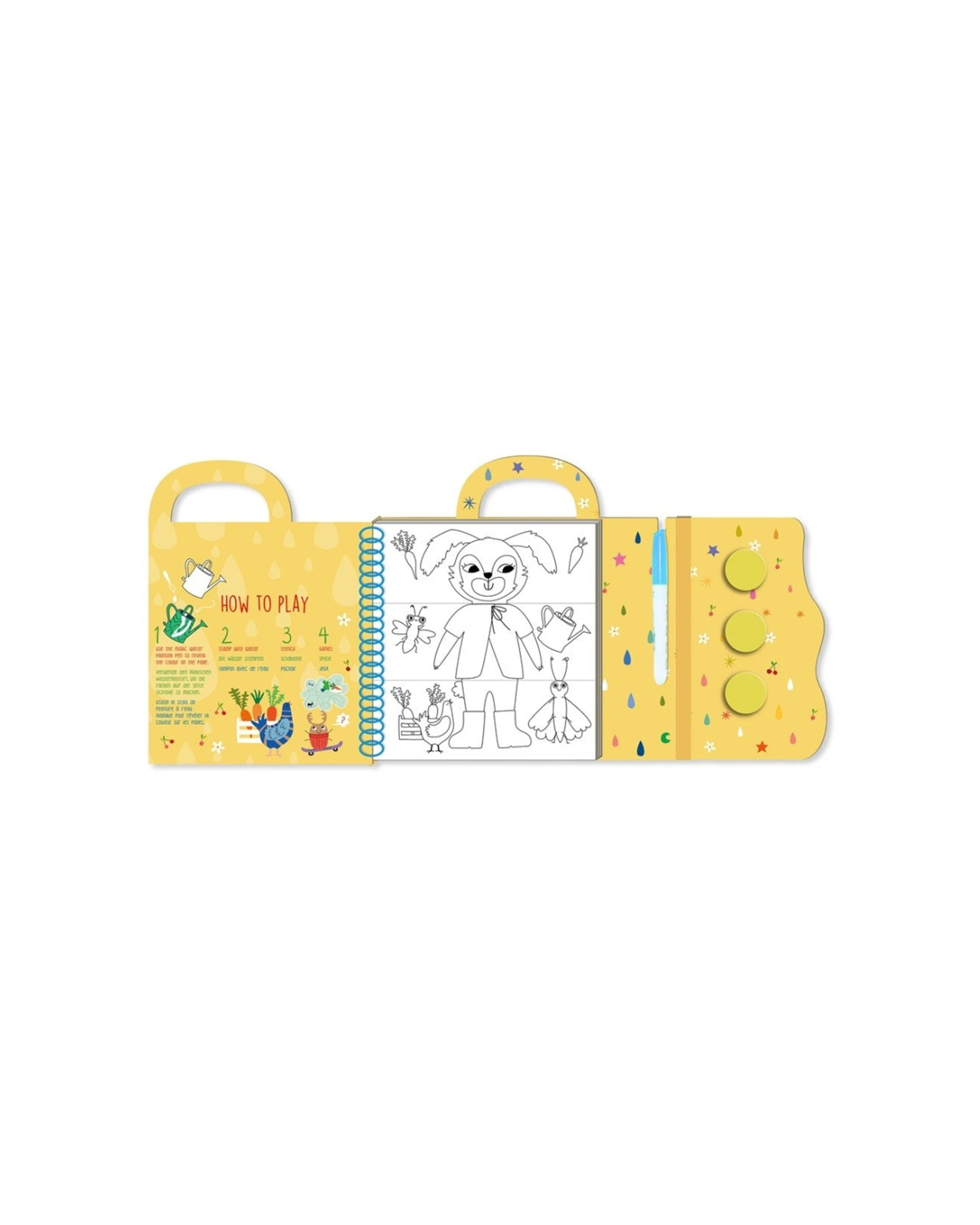 3 Avenir Magic Water Painting Forest Animals Art Draw Paint Kids Activity, 3 of 3
