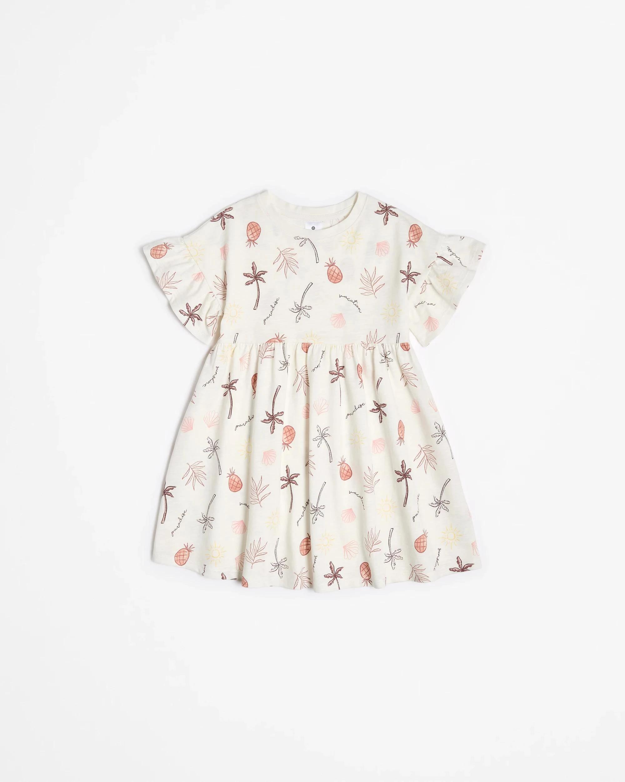 4 Target Australian Cotton Print Dress WHITE VACATION, 4 of 5