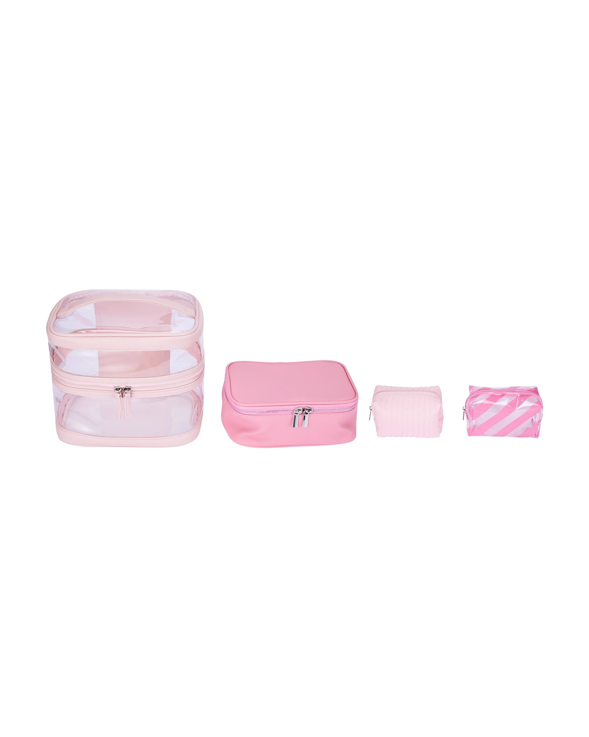 2 OXX Cosmetics 4 Piece Makeup Bag - Pink, 2 of 7