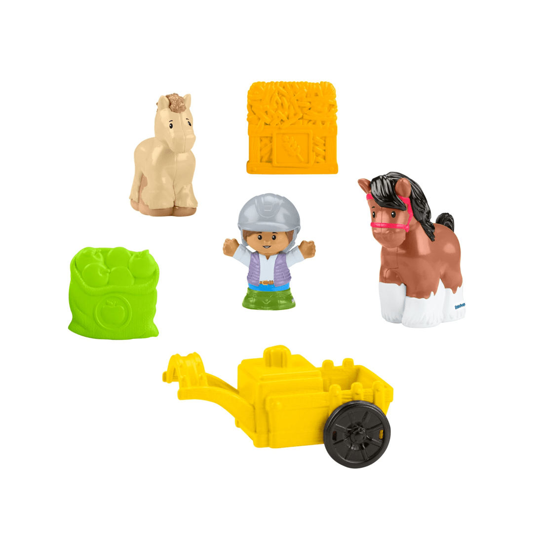 3 Mattel Fisher-price Little People Friendly Horses Stable Toddler Playset
 - Multi, 3 of 6