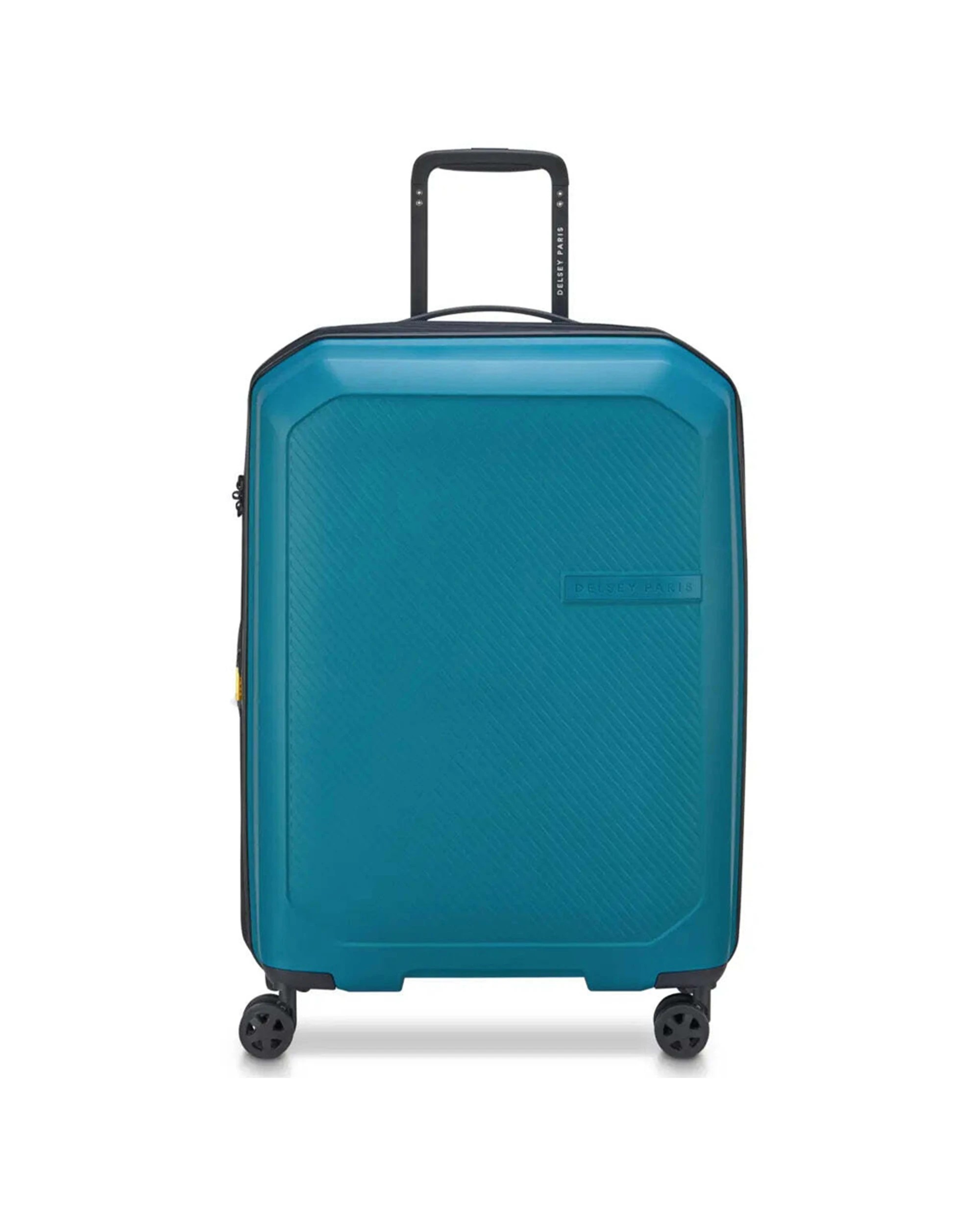 1 Delsey Anvers 65.5 cm 4 Wheel Expandable Suitcase TSA Lock Matte Finish Teal - Blue, 1 of 8