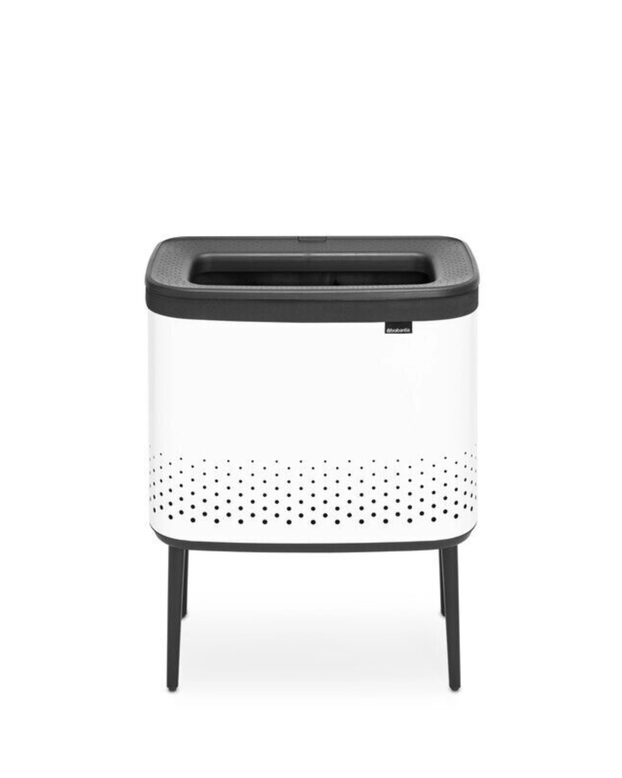 1 Brabantia Bo 60 Litre Laundry Bin - White, 1 of 1